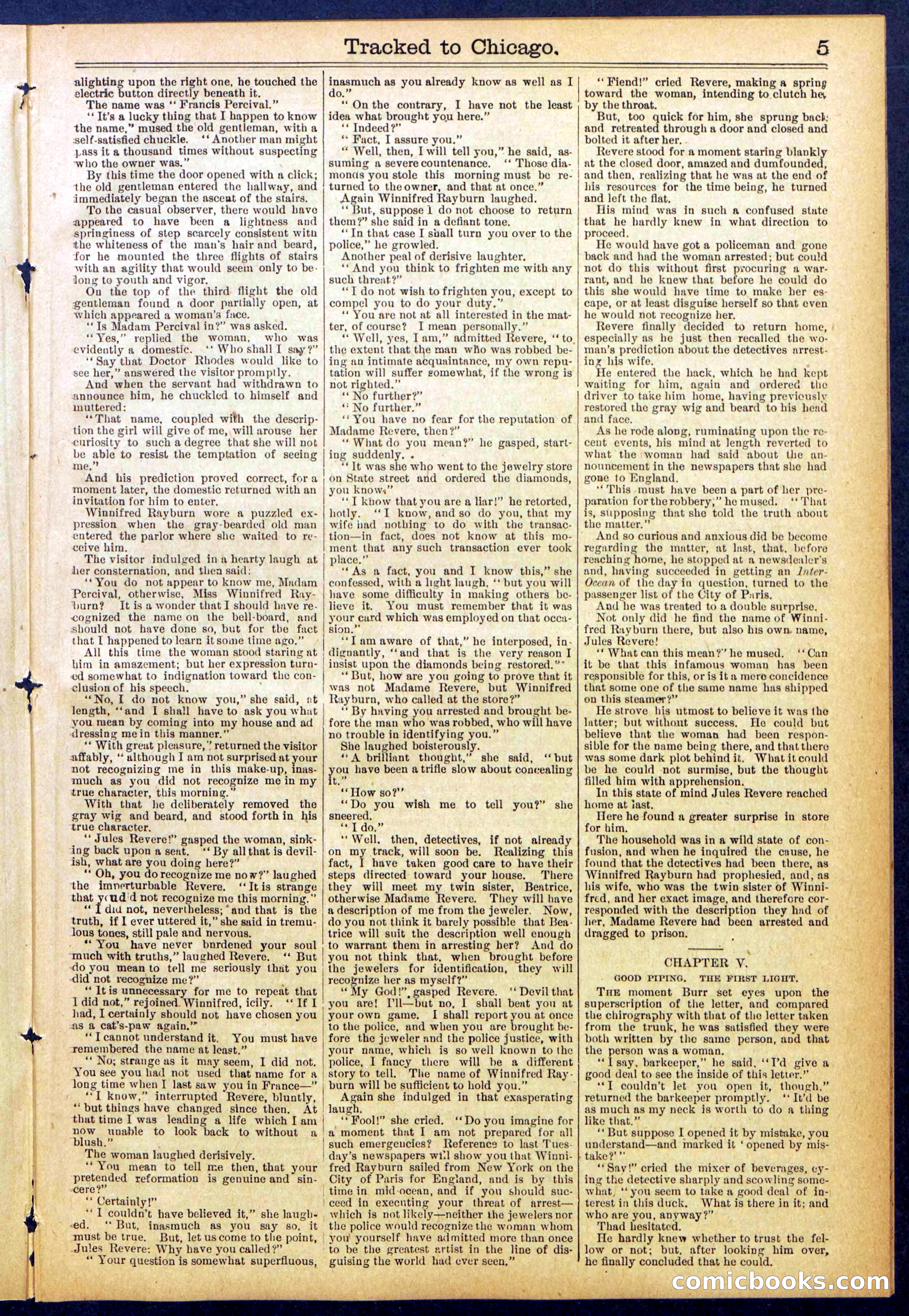 Beadle's New York Dime Library No. 844 — page 5 of 32