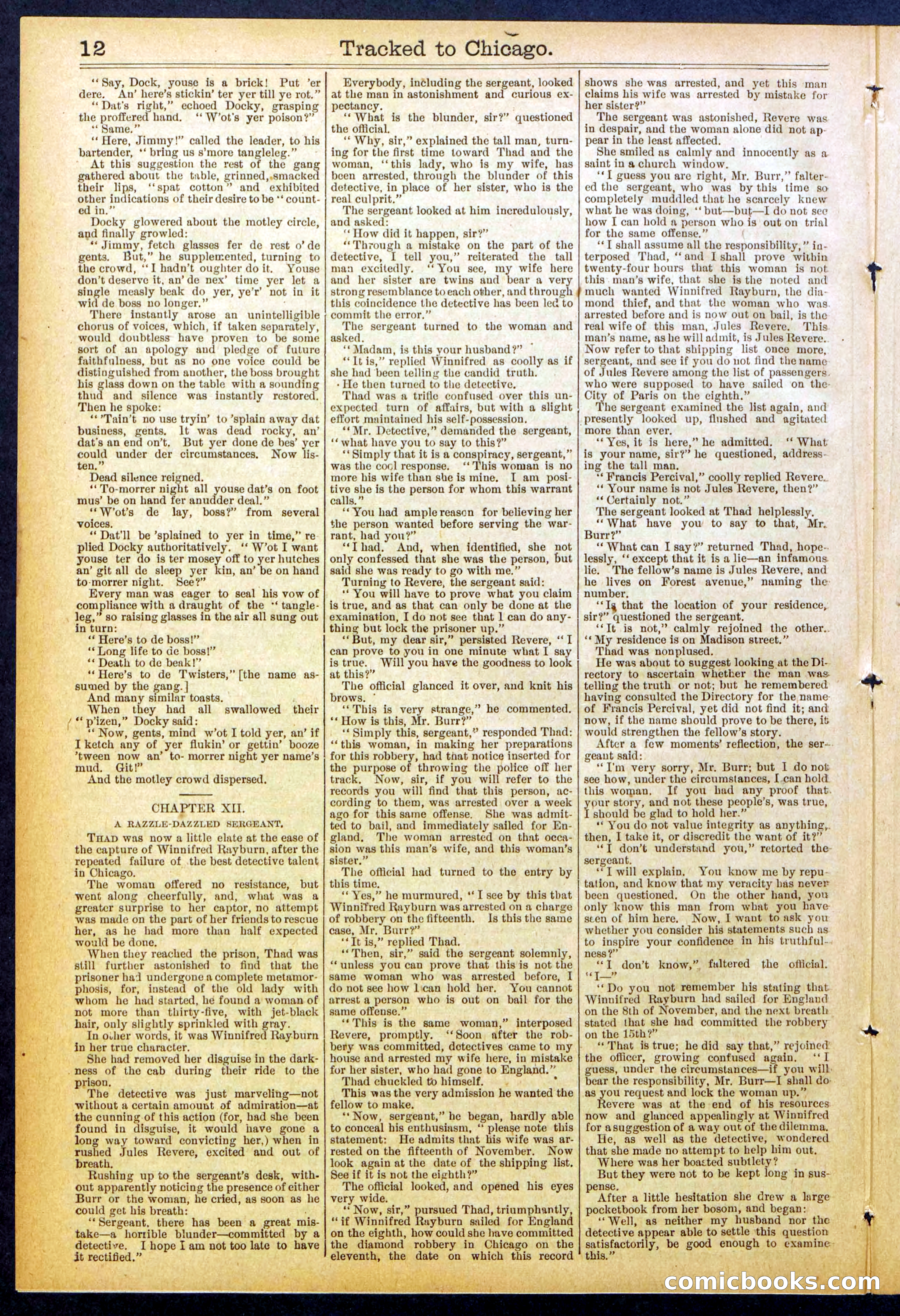 Beadle's New York Dime Library No. 844 — page 12 of 32