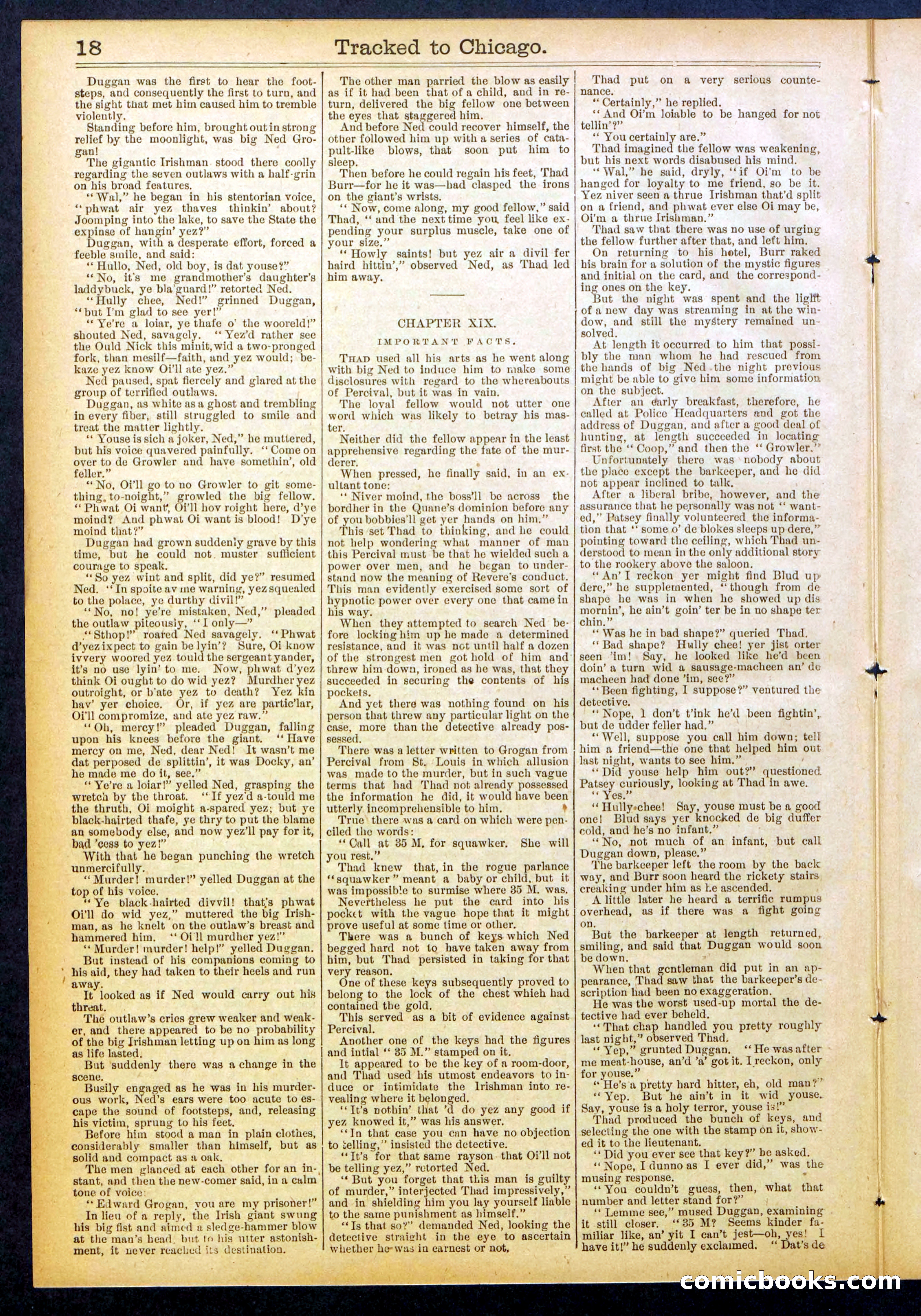 Beadle's New York Dime Library No. 844 — page 18 of 32