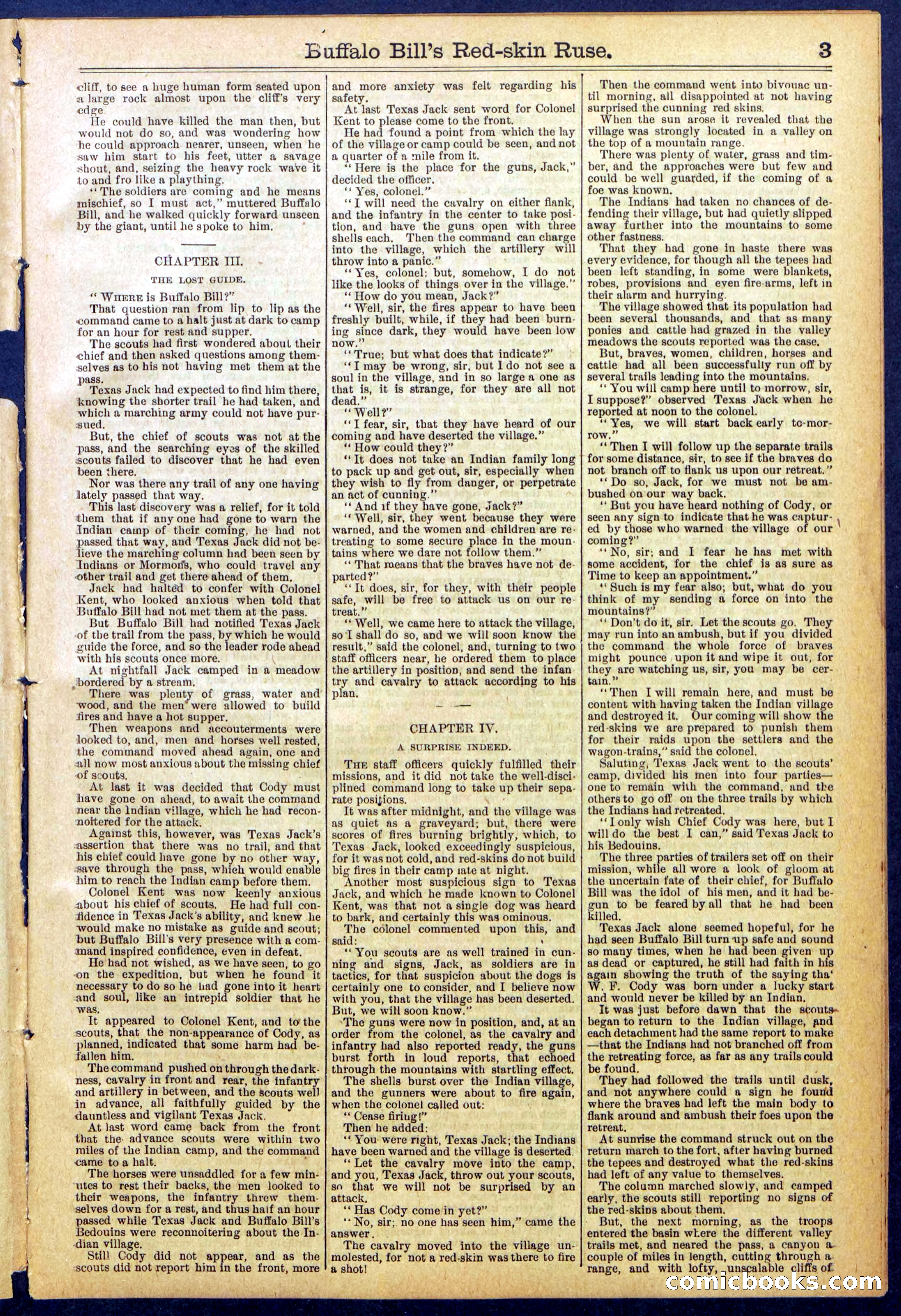 Beadle's Dime Library No. 845 — page 3 of 32