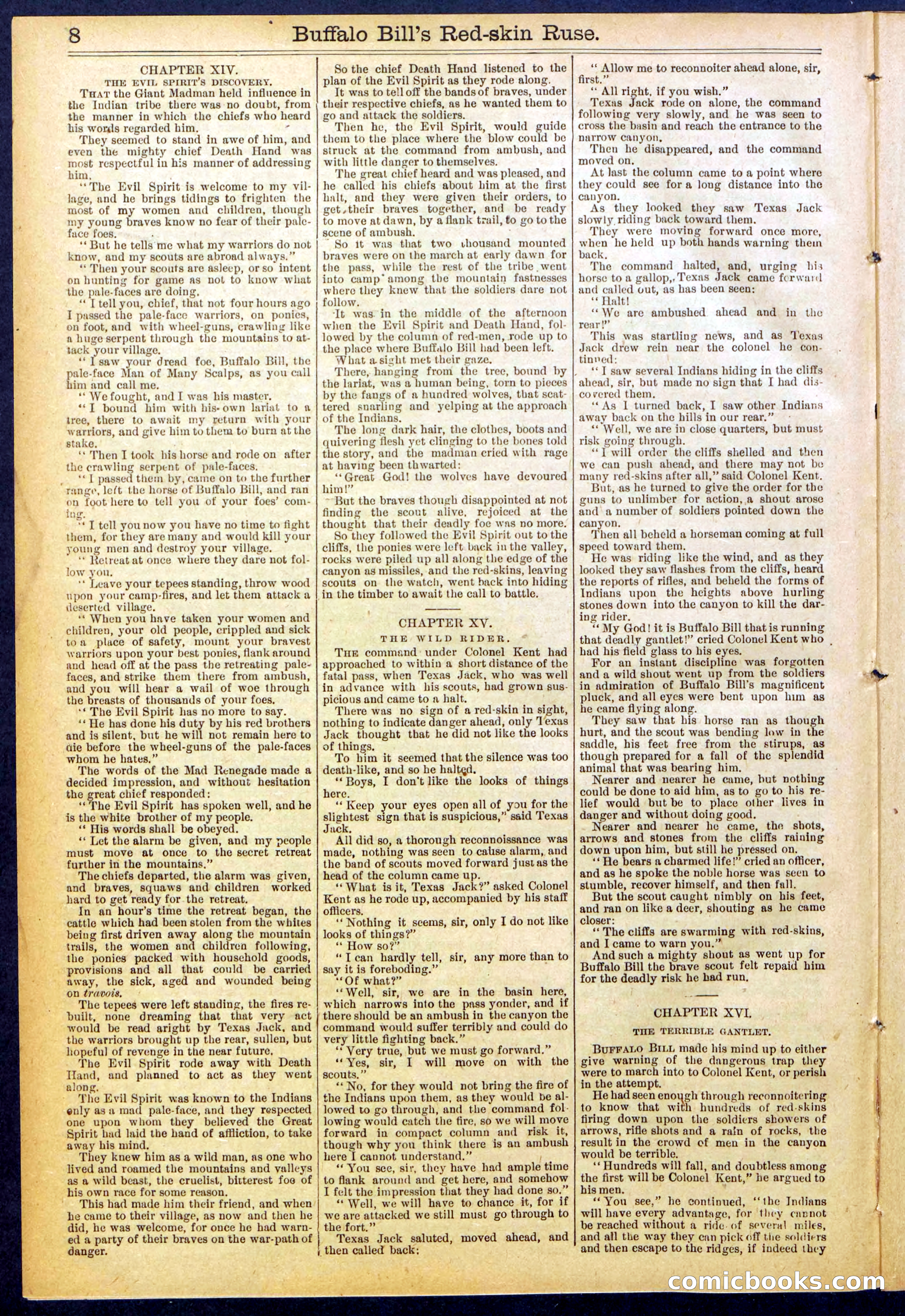 Beadle's Dime Library No. 845 — page 8 of 32