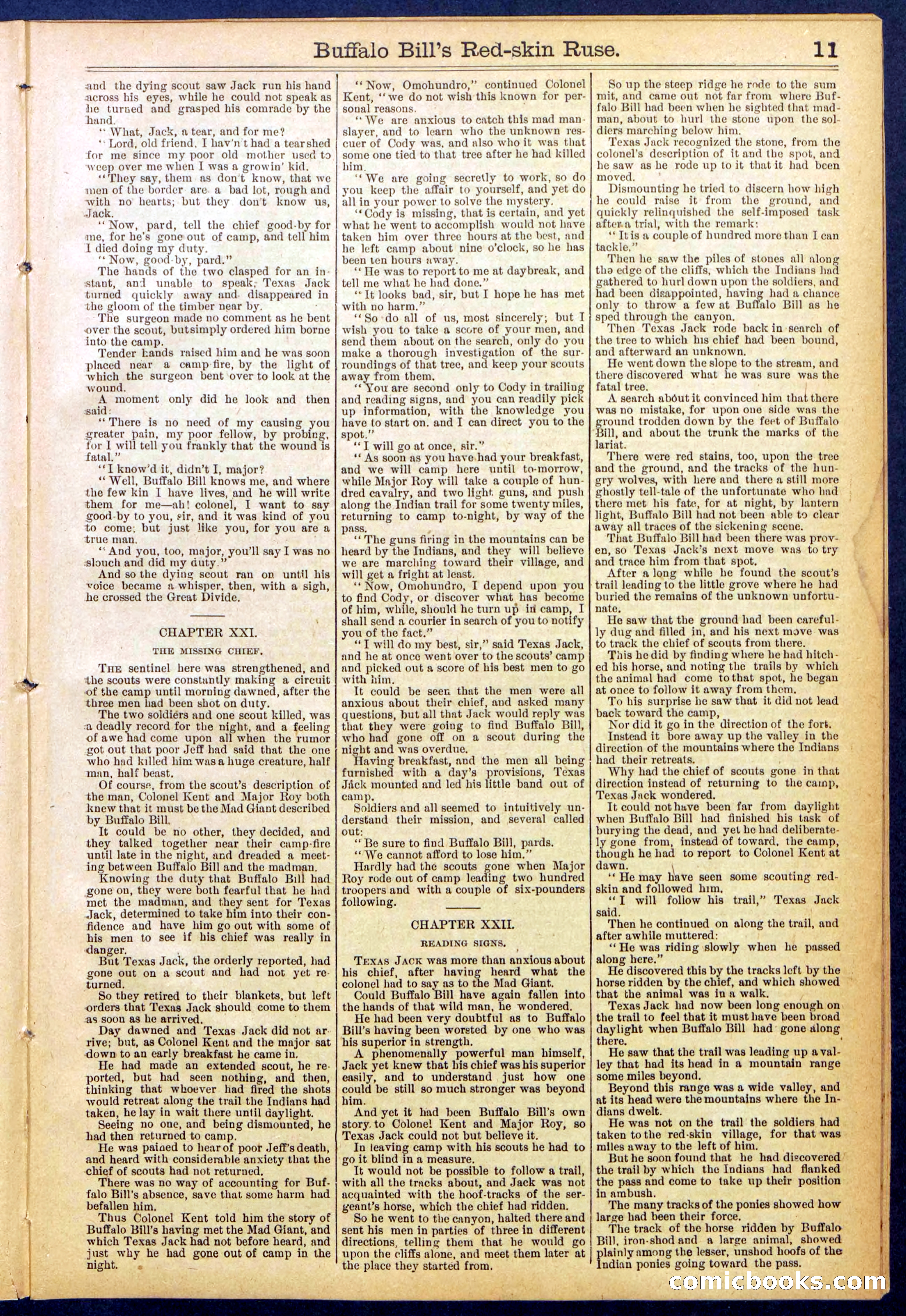 Beadle's Dime Library No. 845 — page 11 of 32