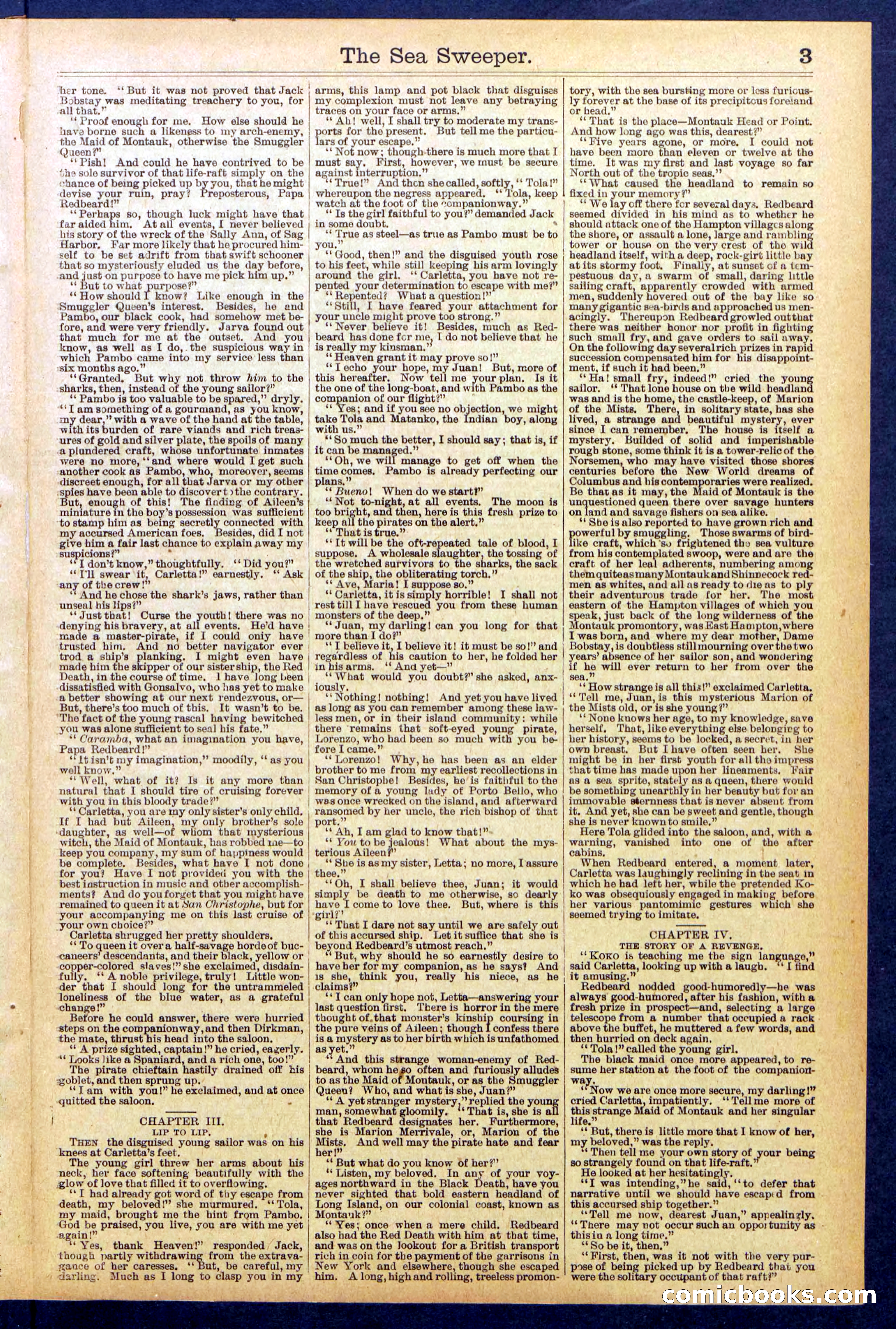 Beadle's Dime Library No. 846 — page 3 of 32