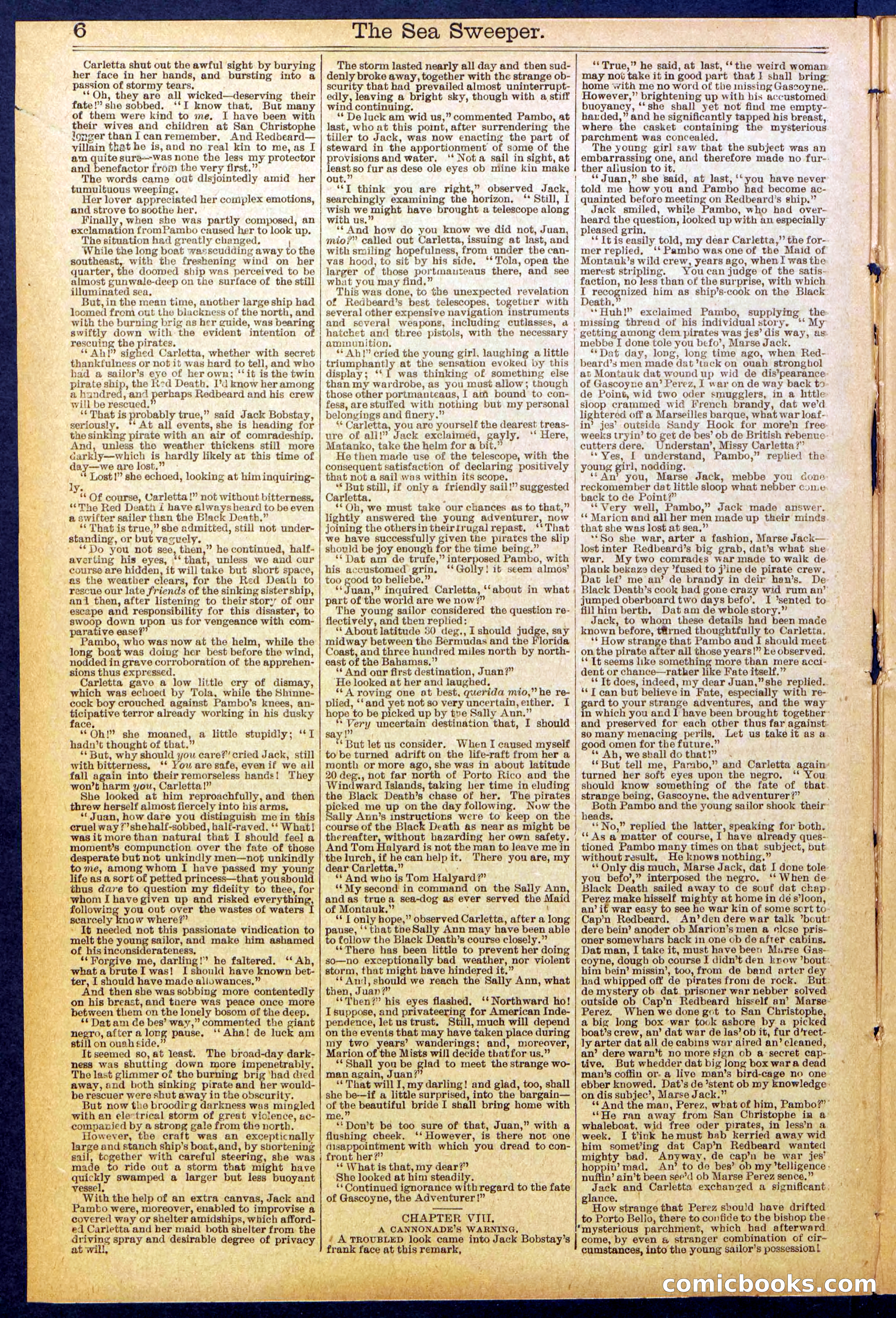 Beadle's Dime Library No. 846 — page 6 of 32