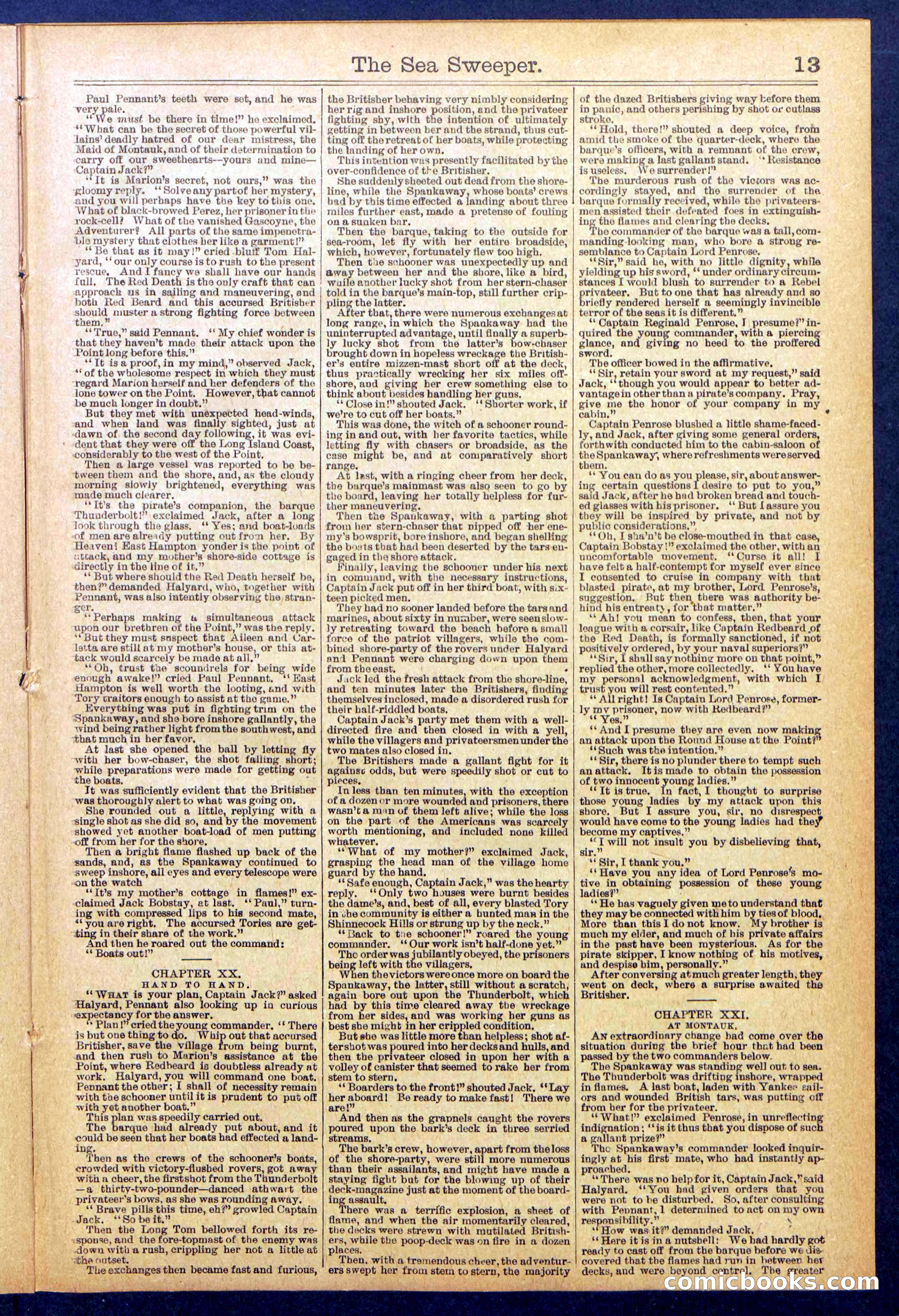 Beadle's Dime Library No. 846 — page 13 of 32