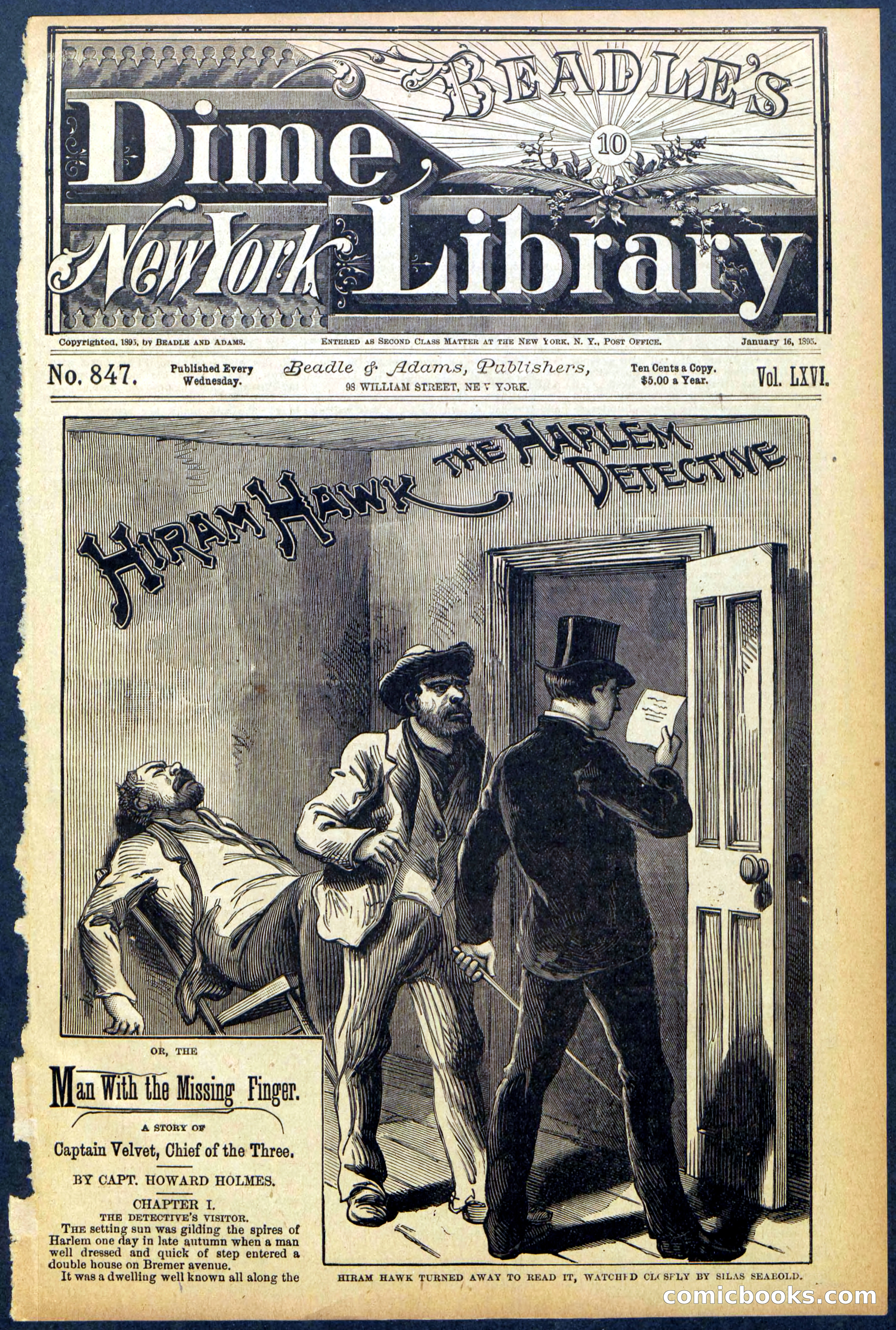 Beadle's Dime Library, No. 847 — page 1 of 32