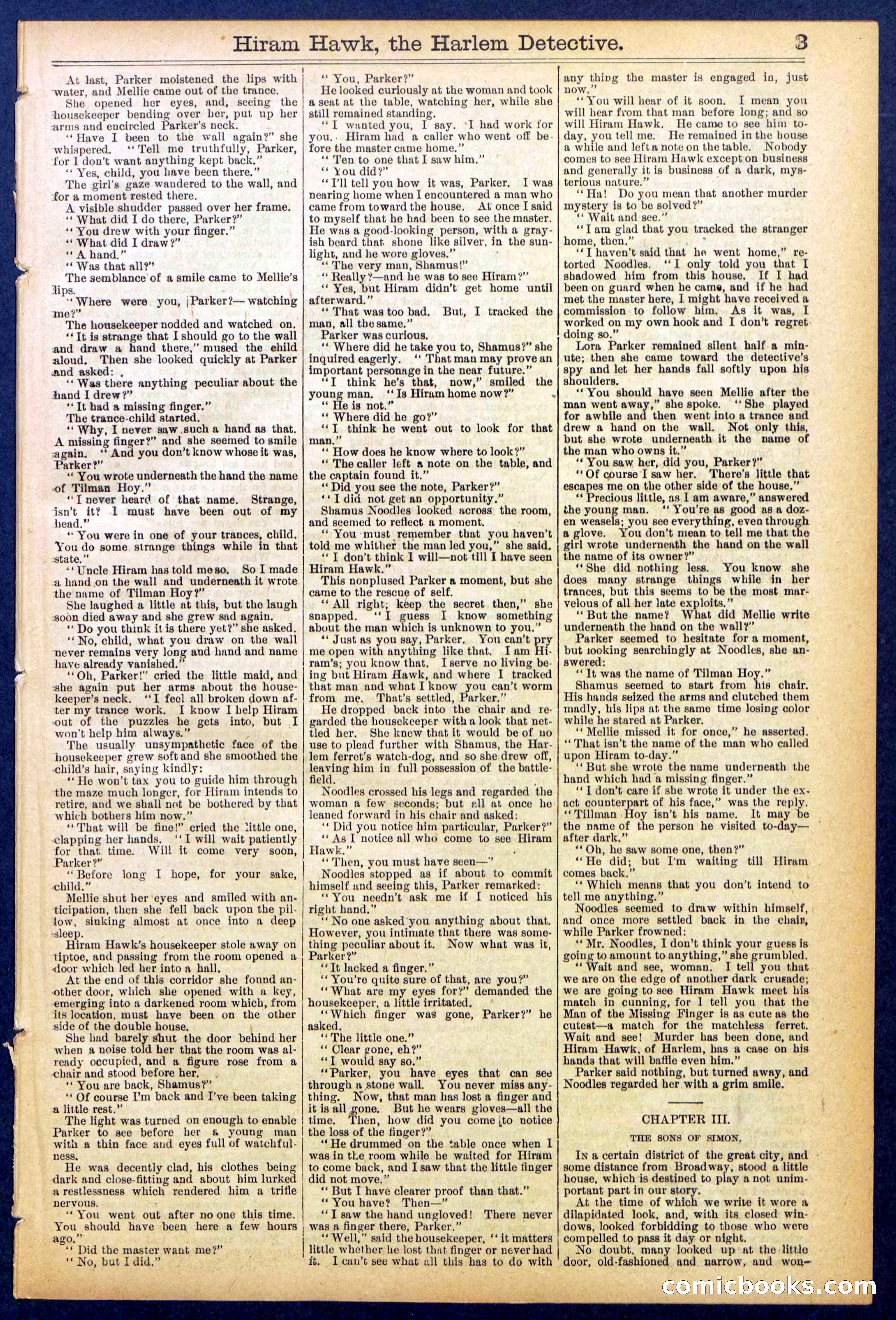 Beadle's Dime Library, No. 847 — page 3 of 32