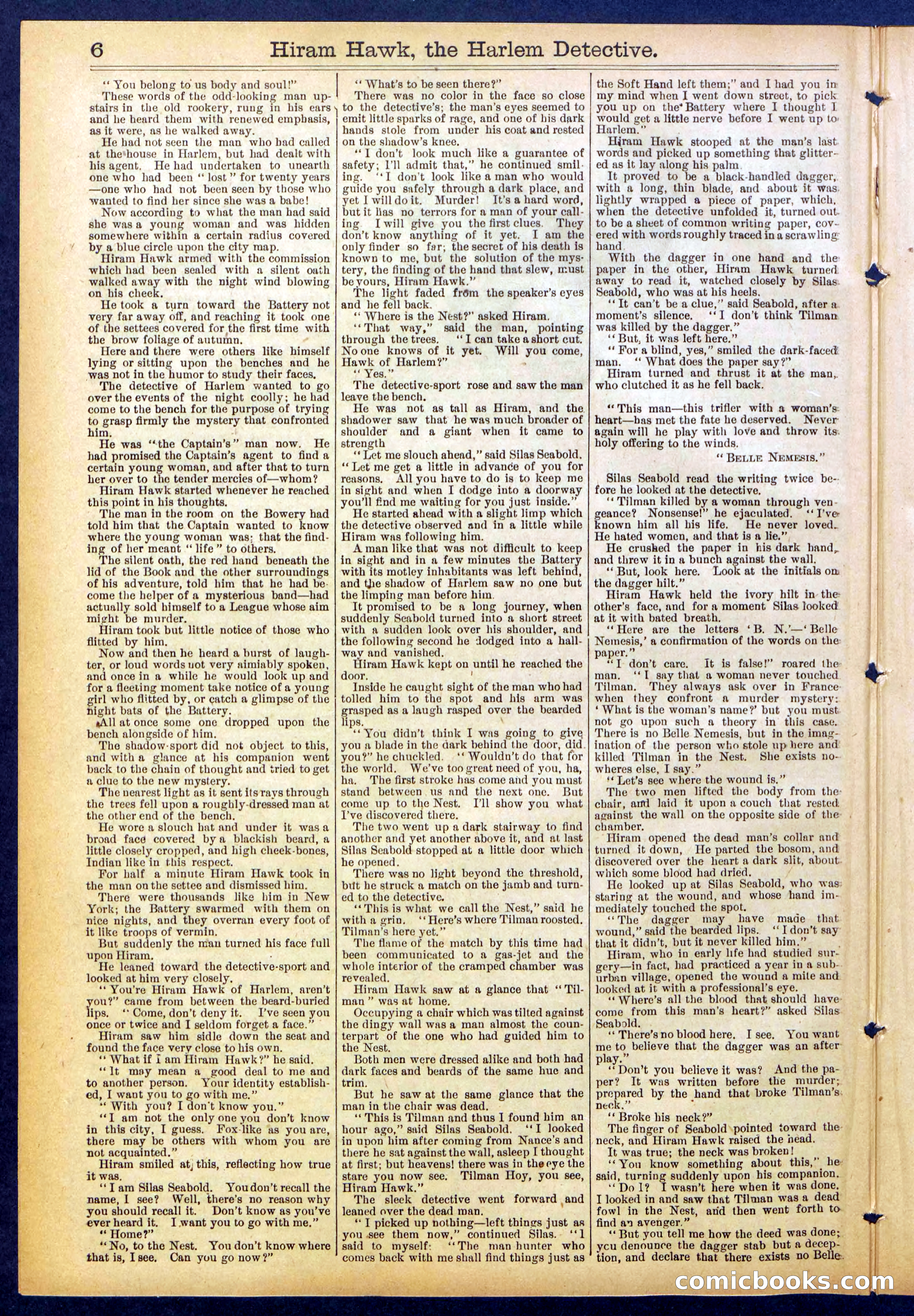 Beadle's Dime Library, No. 847 — page 6 of 32