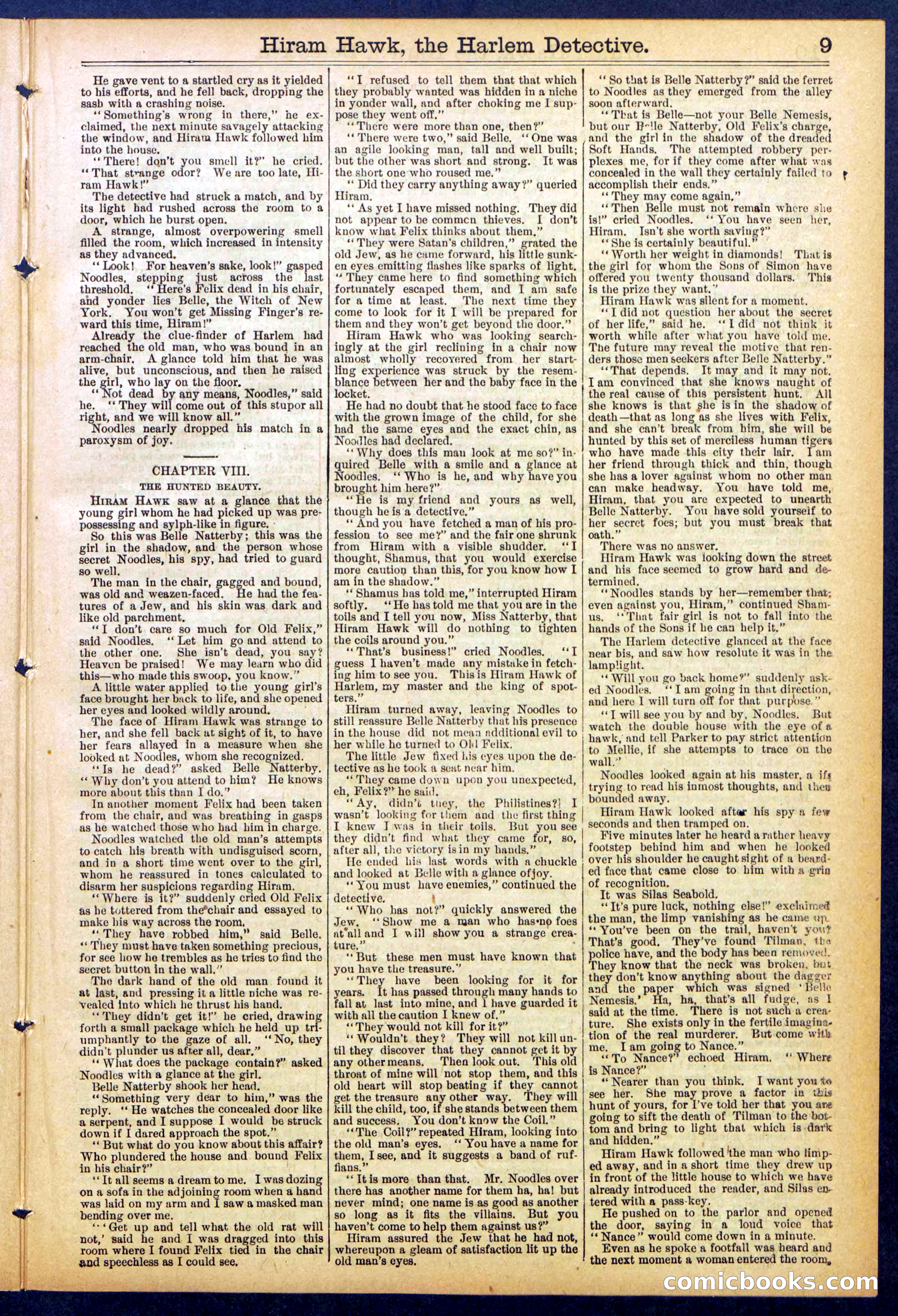 Beadle's Dime Library, No. 847 — page 9 of 32