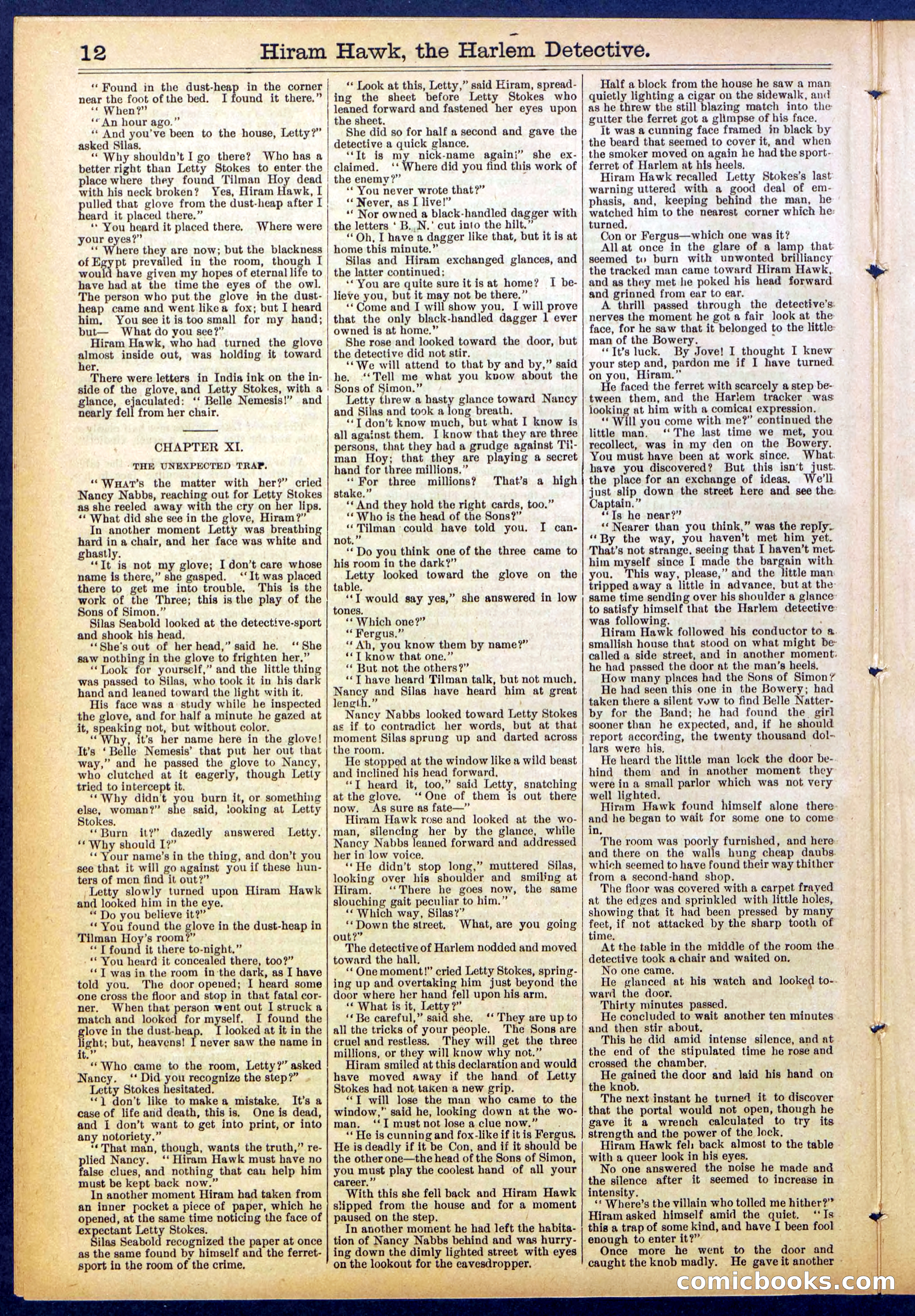 Beadle's Dime Library, No. 847 — page 12 of 32