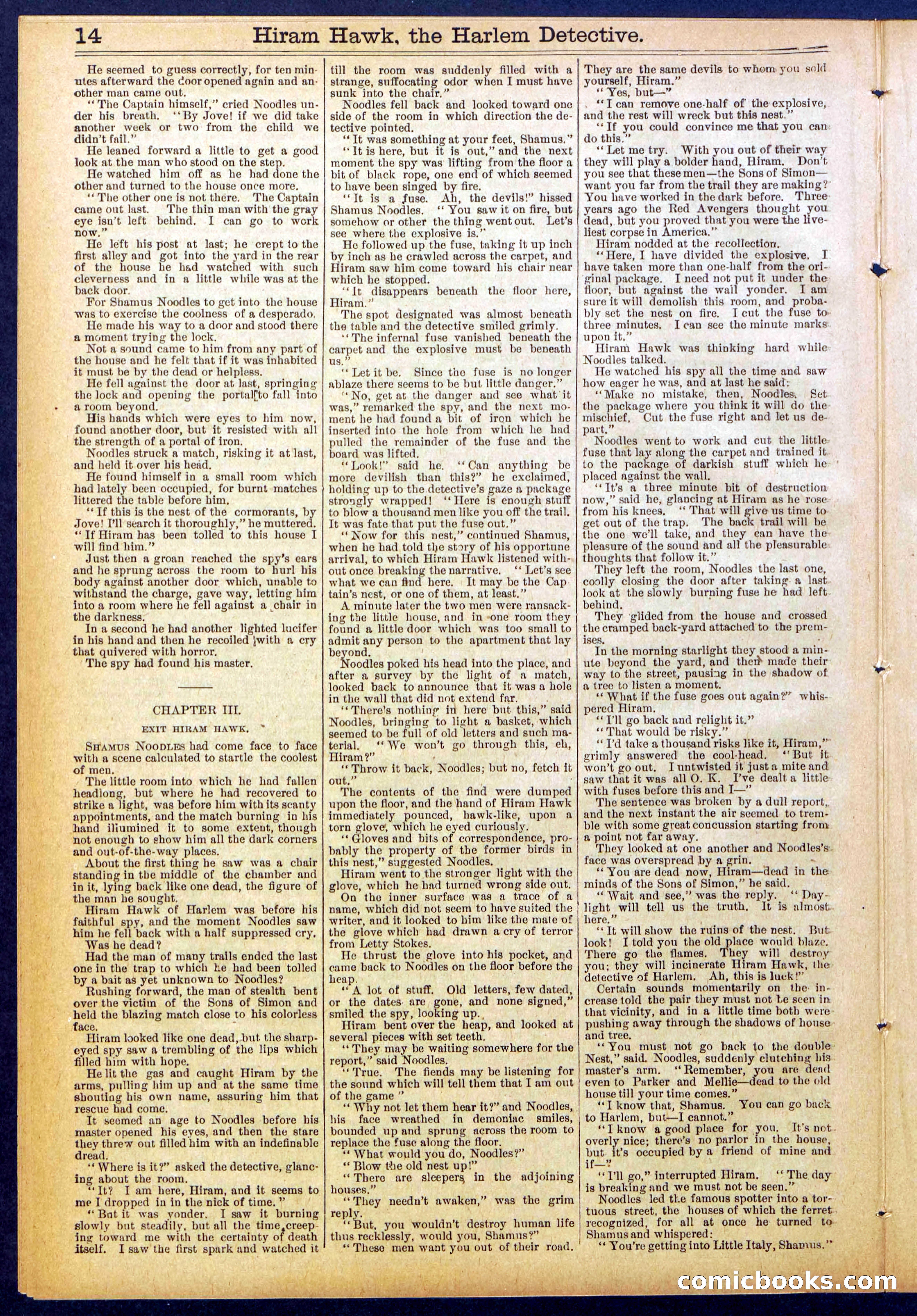 Beadle's Dime Library, No. 847 — page 14 of 32