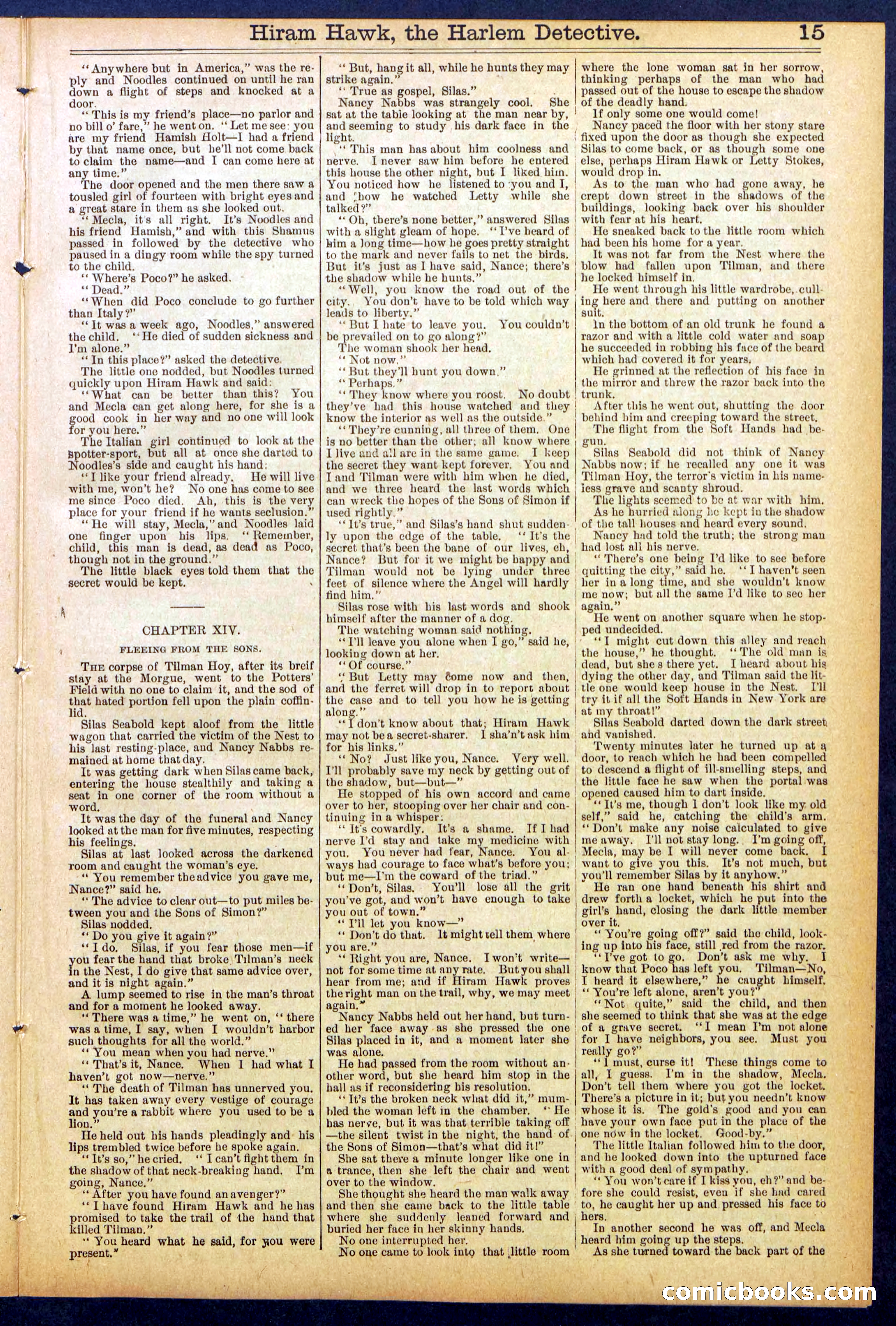 Beadle's Dime Library, No. 847 — page 15 of 32