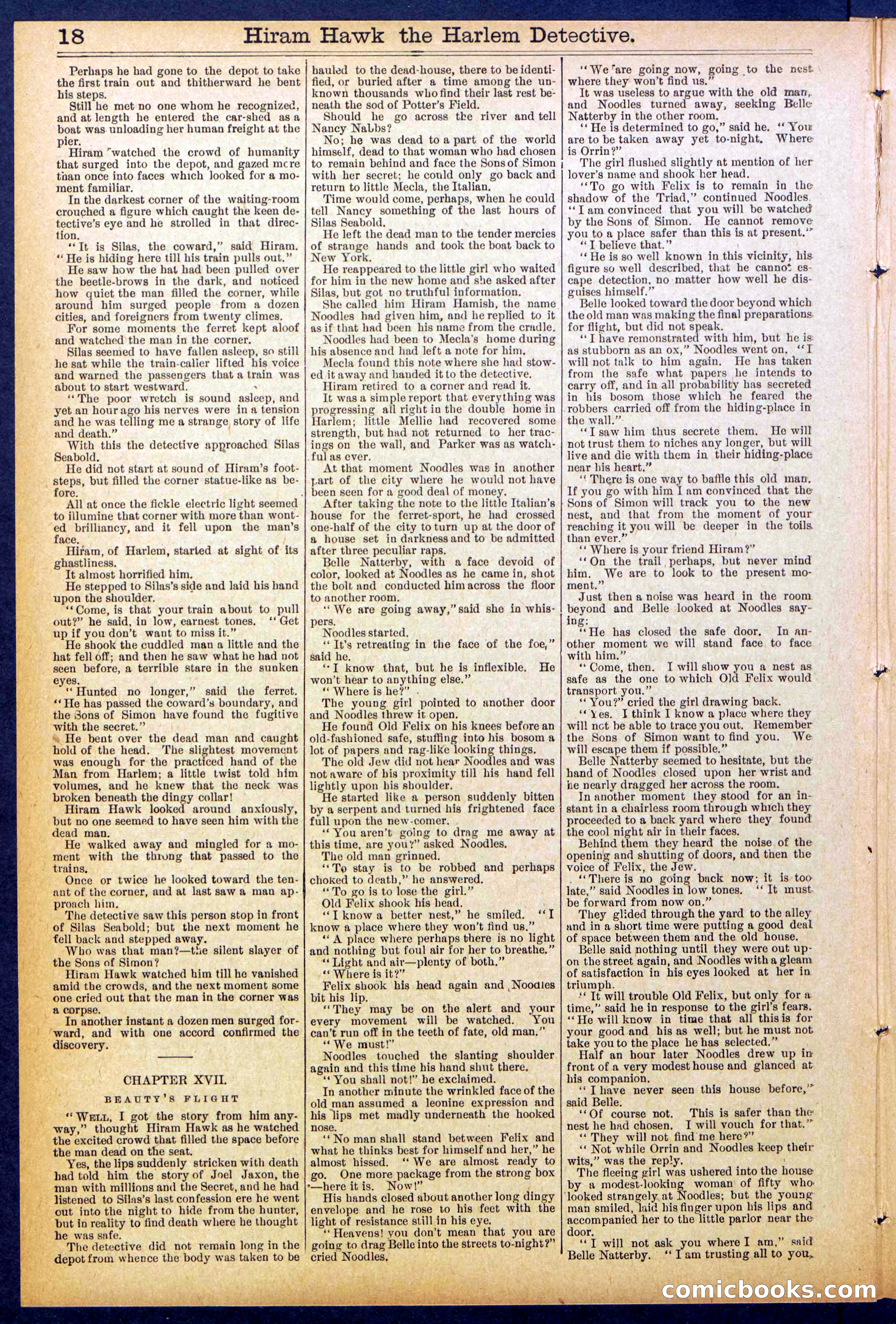 Beadle's Dime Library, No. 847 — page 18 of 32