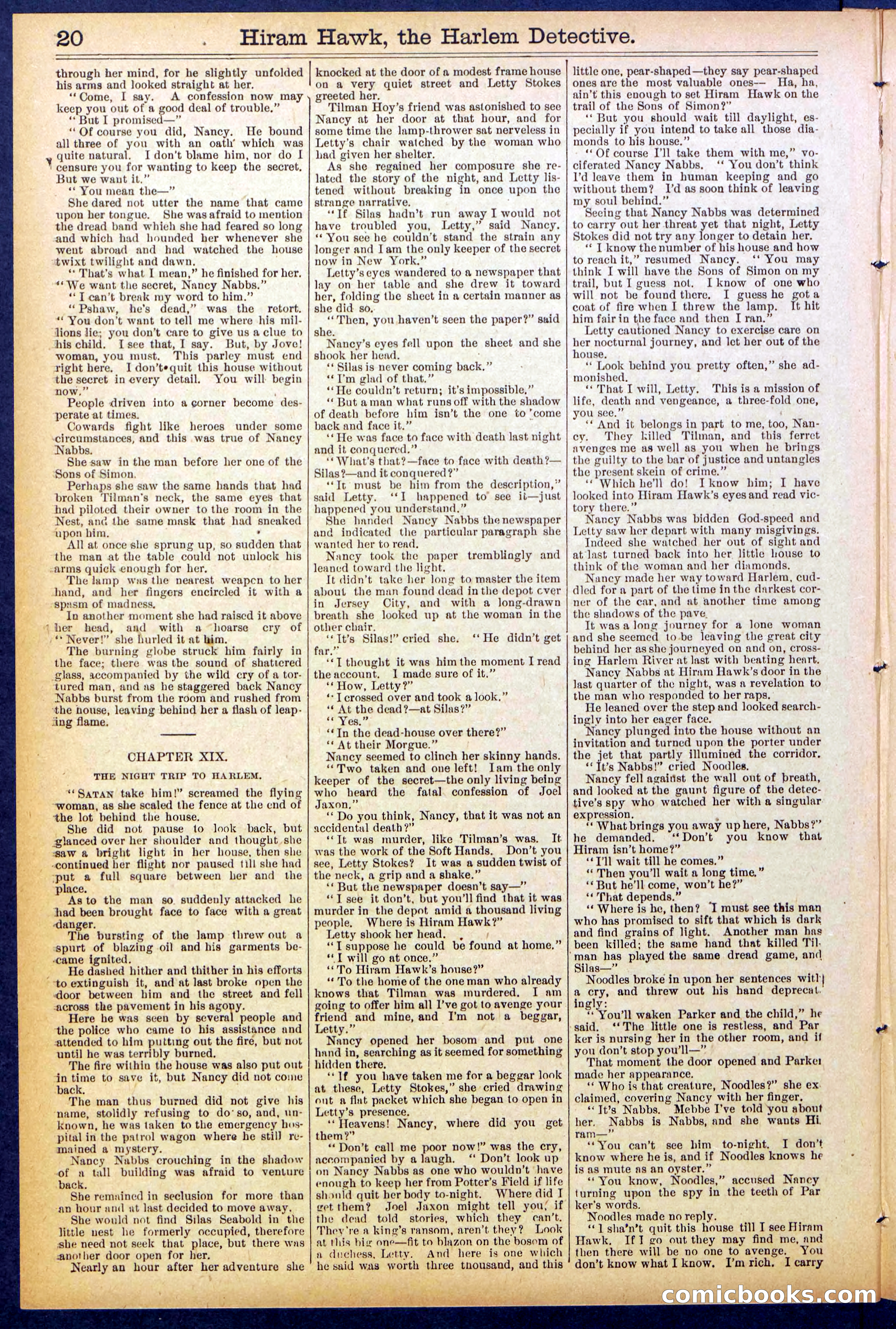 Beadle's Dime Library, No. 847 — page 20 of 32