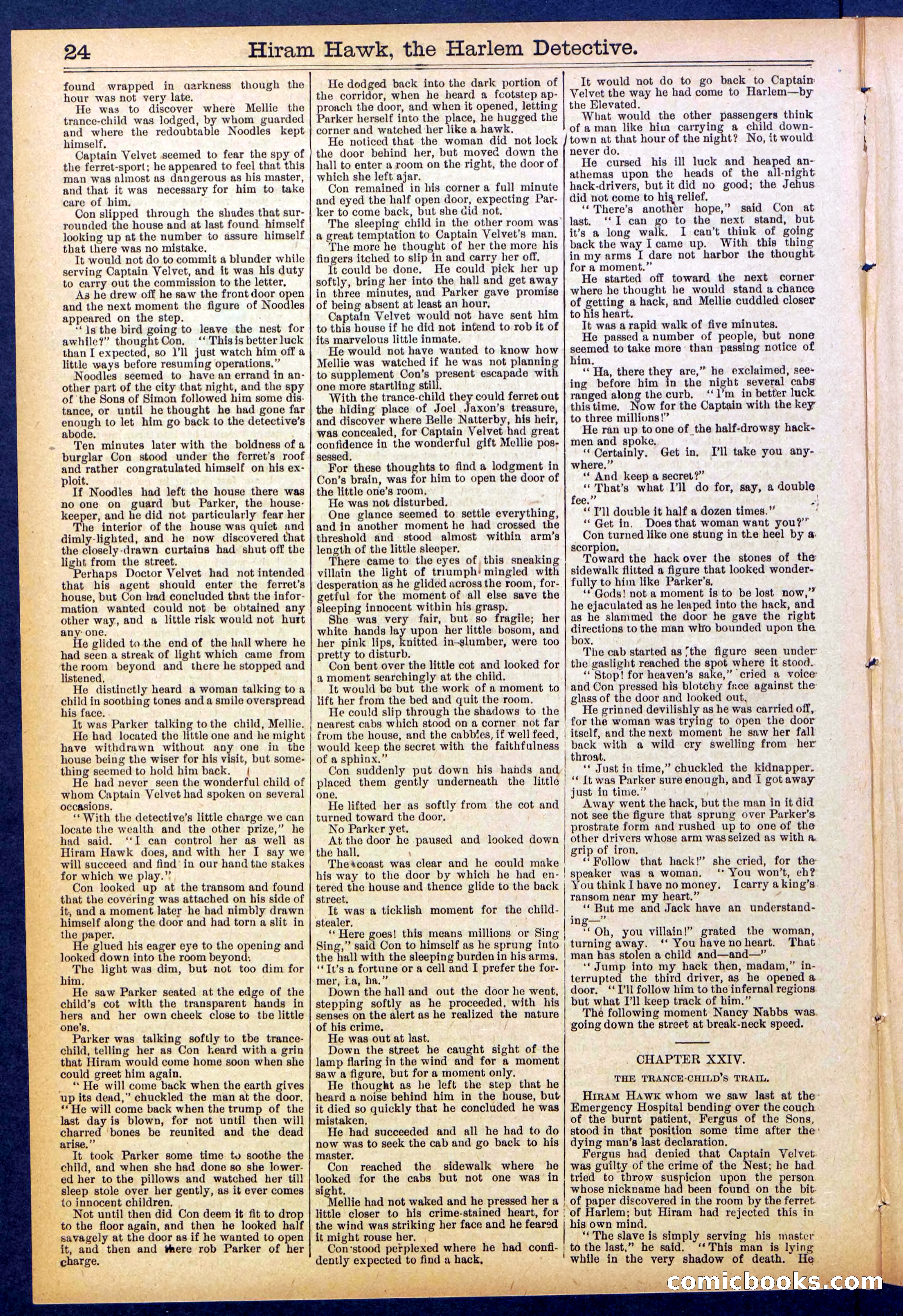Beadle's Dime Library, No. 847 — page 24 of 32