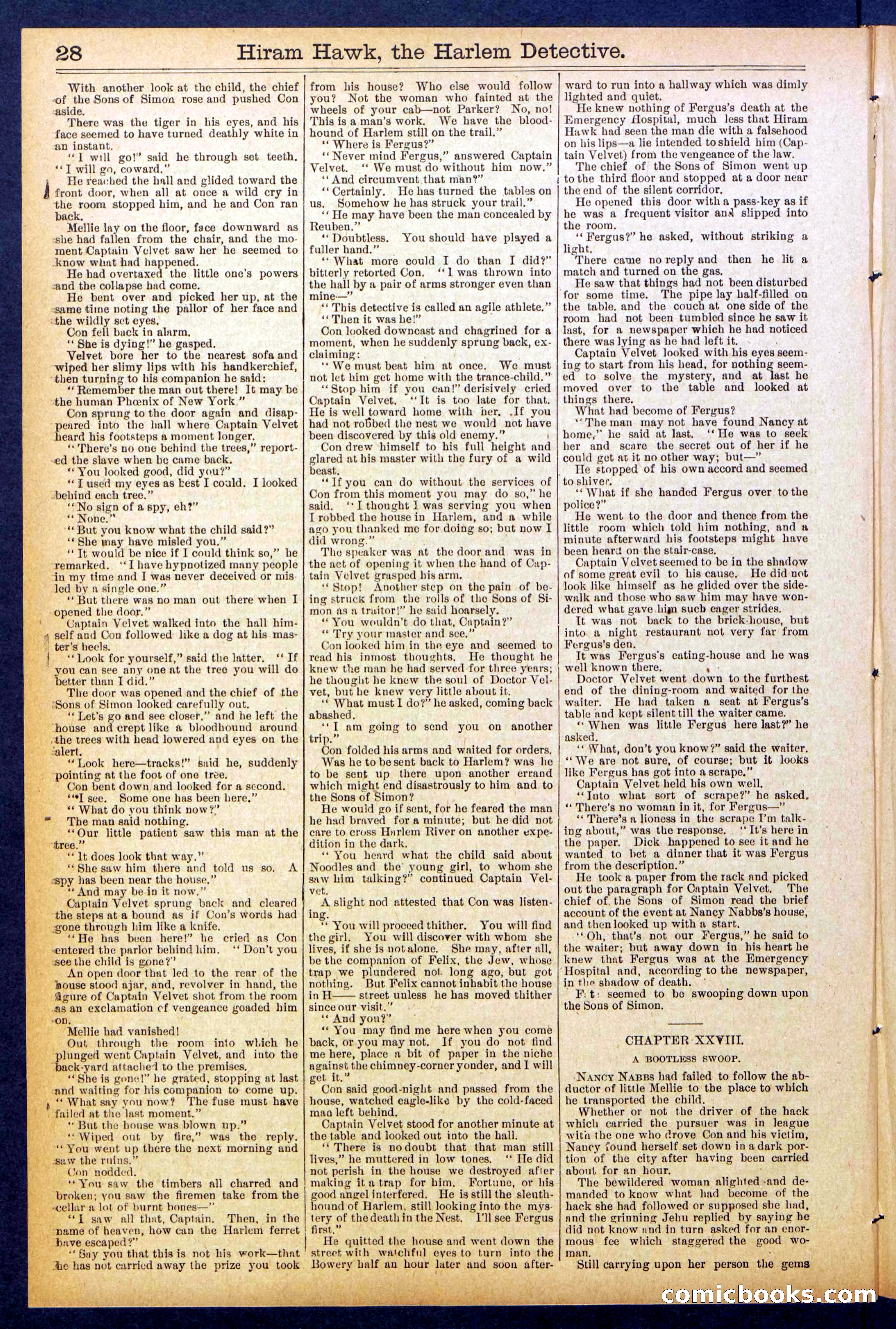 Beadle's Dime Library, No. 847 — page 28 of 32