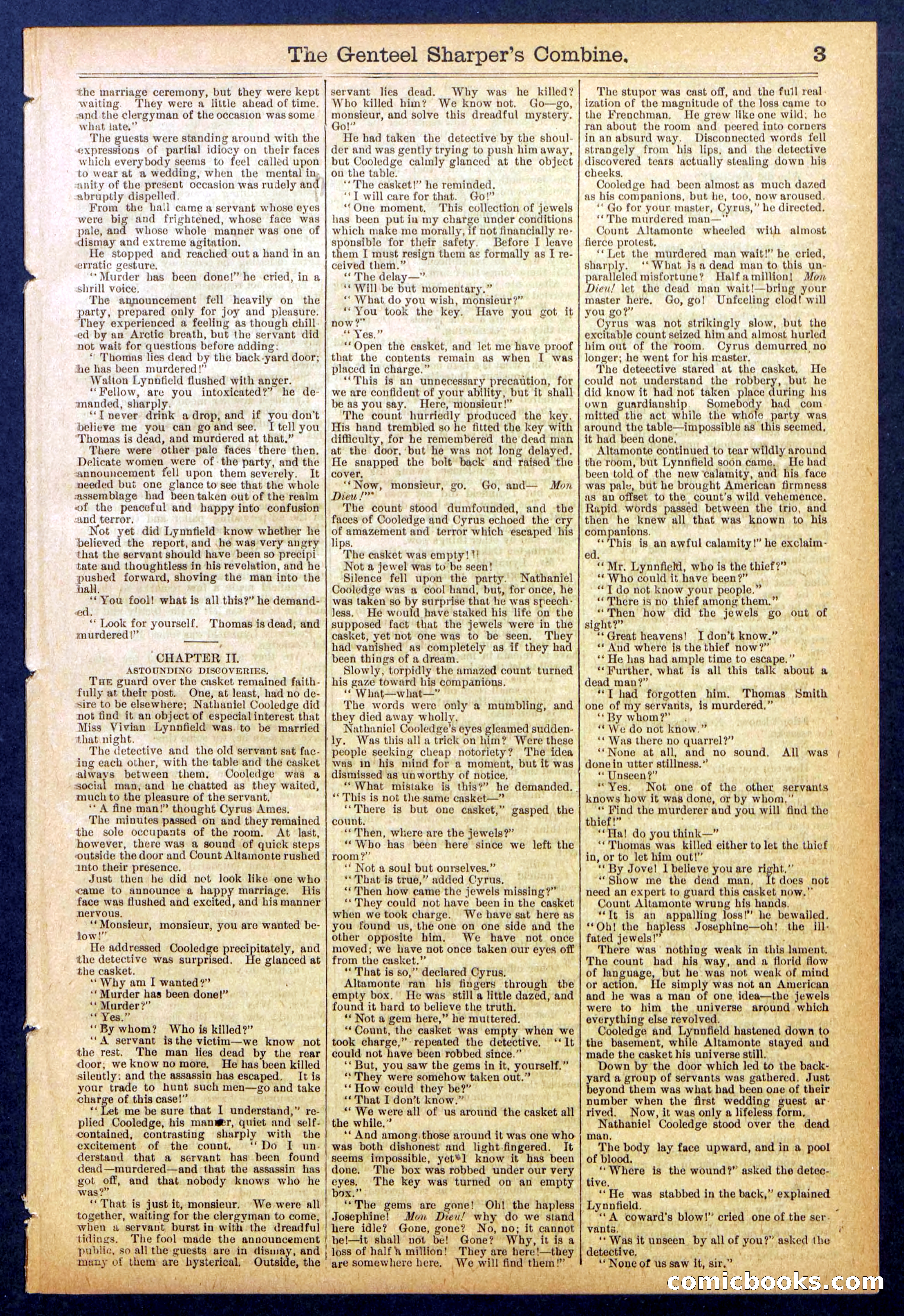 Beadle's Dime Library No. 849 — page 3 of 32
