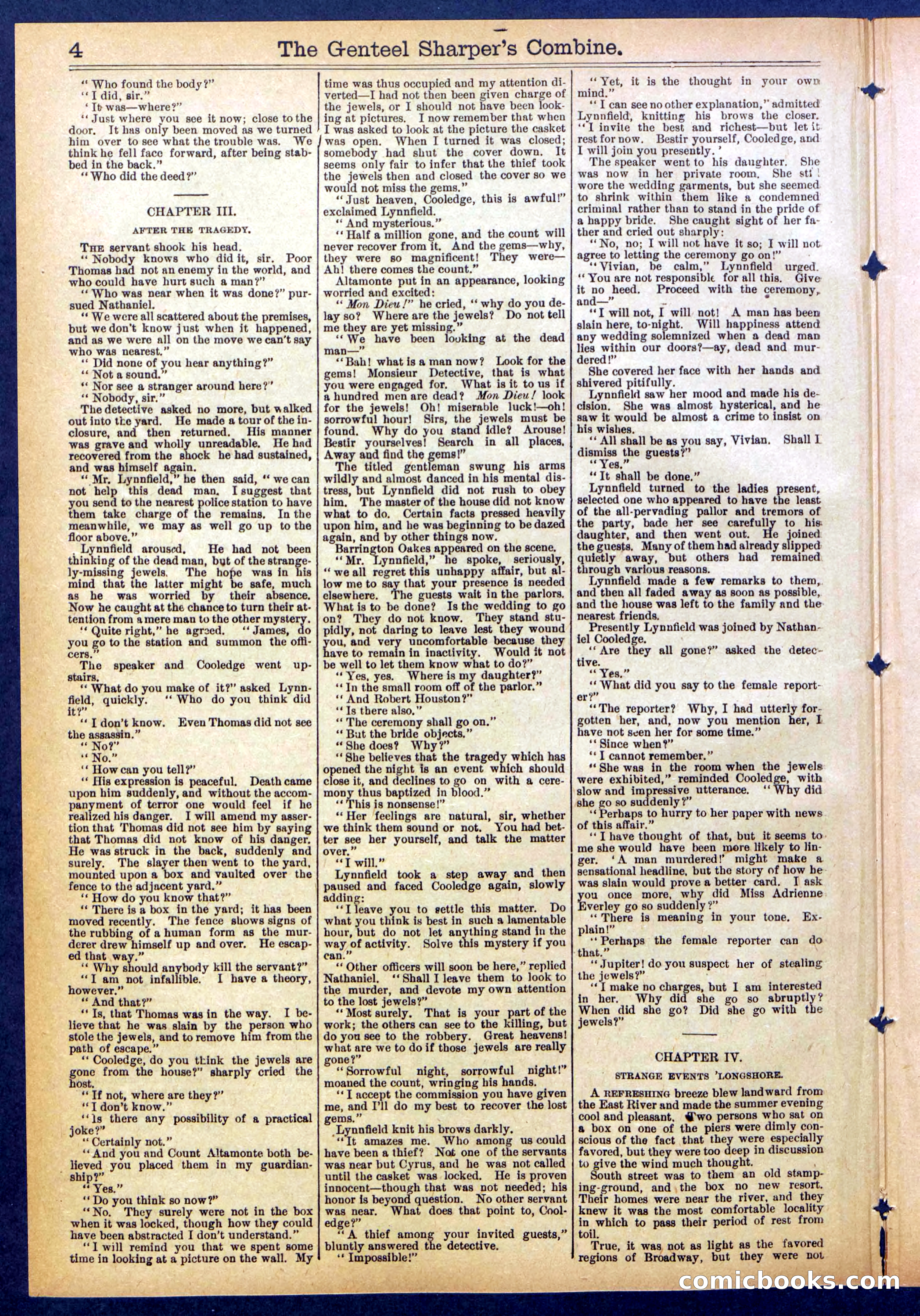 Beadle's Dime Library No. 849 — page 4 of 32