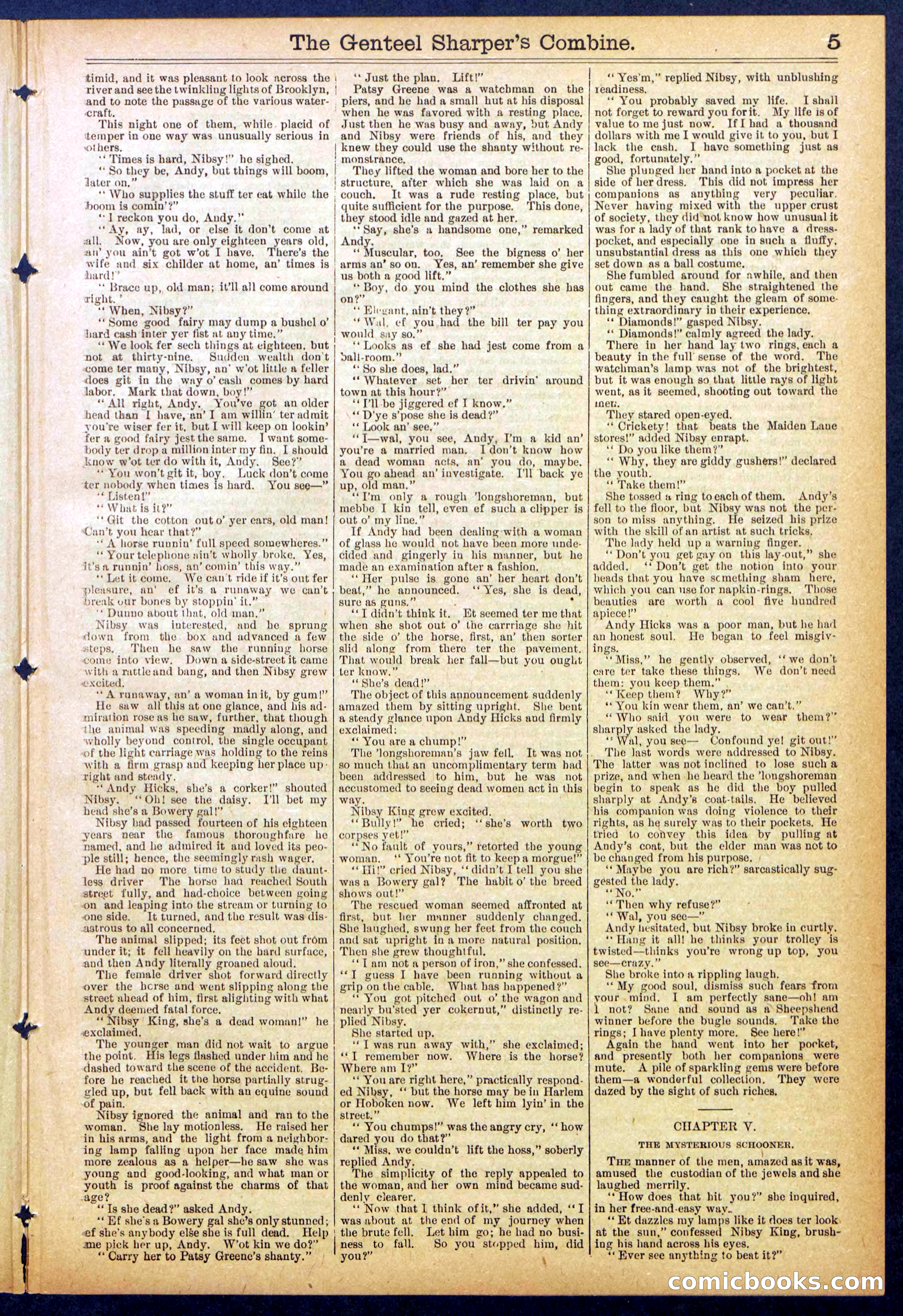 Beadle's Dime Library No. 849 — page 5 of 32