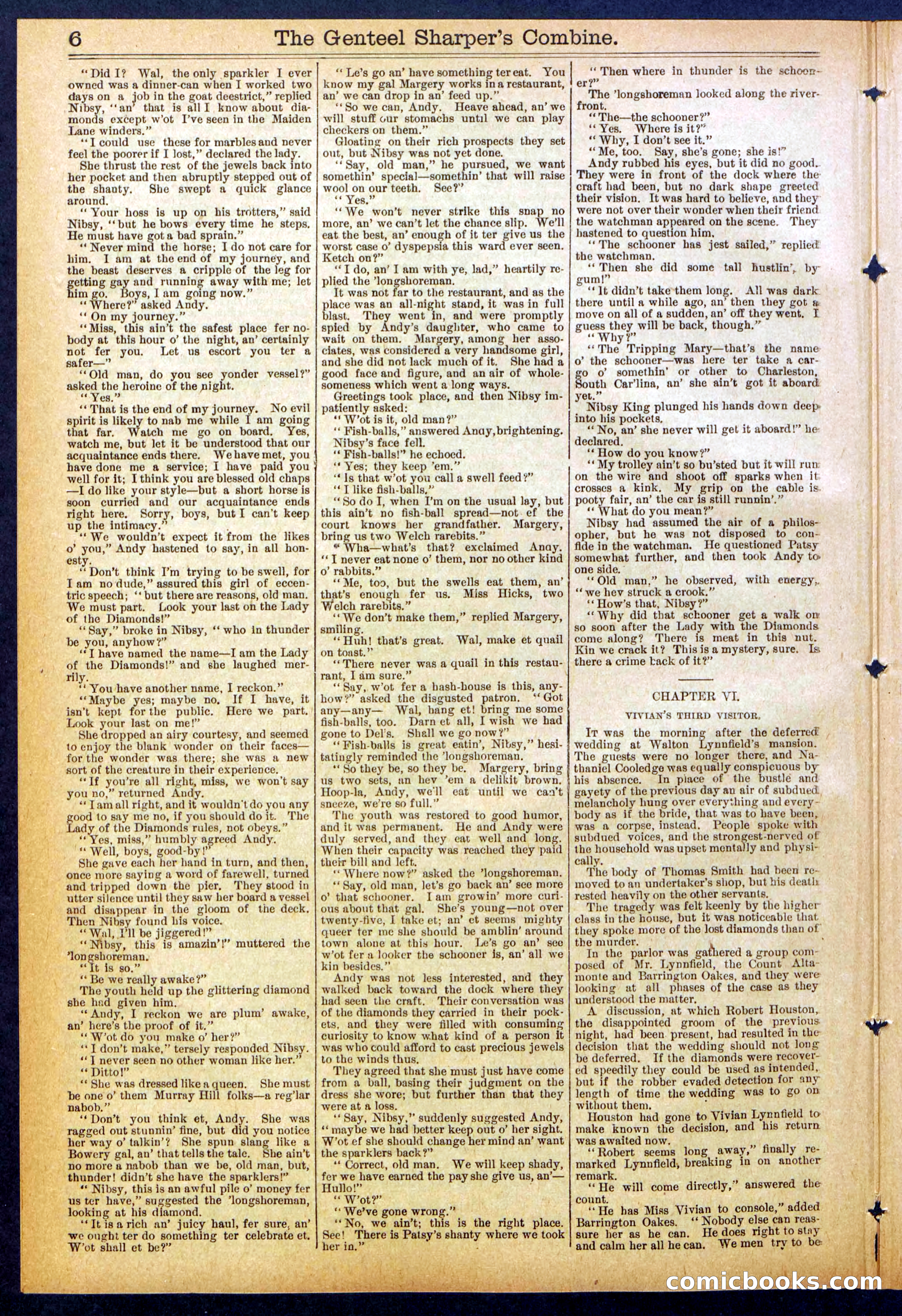 Beadle's Dime Library No. 849 — page 6 of 32