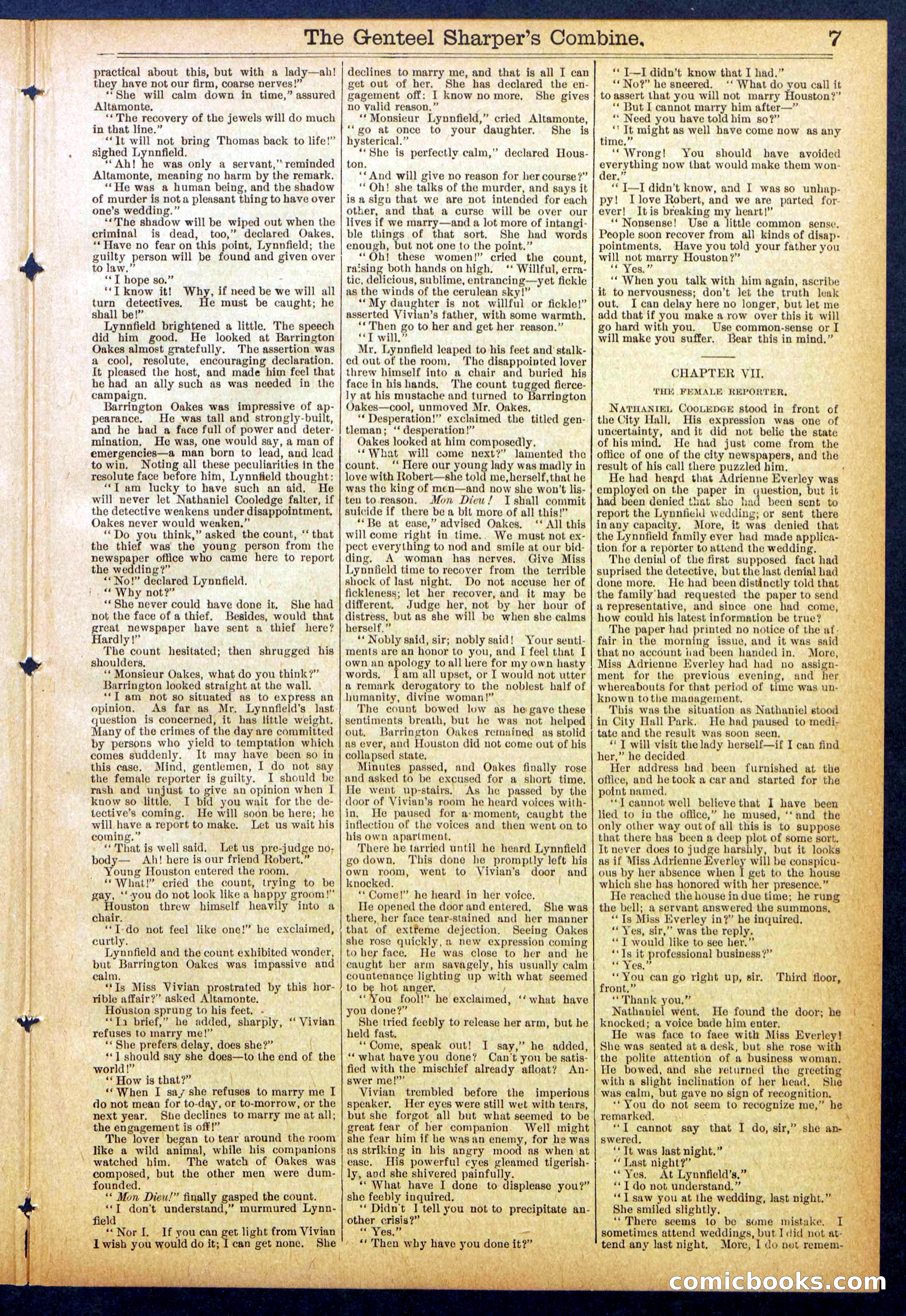 Beadle's Dime Library No. 849 — page 7 of 32
