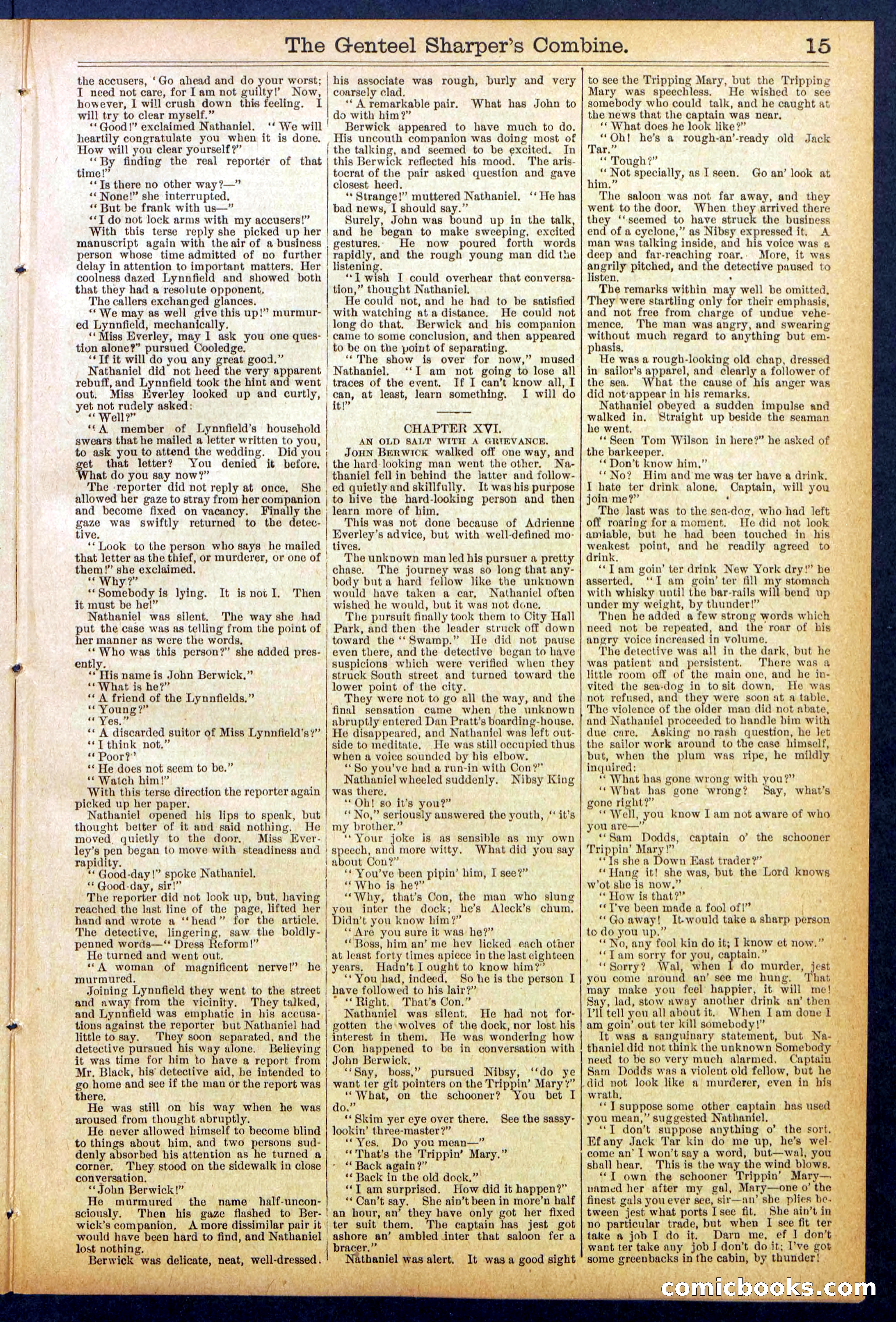 Beadle's Dime Library No. 849 — page 15 of 32