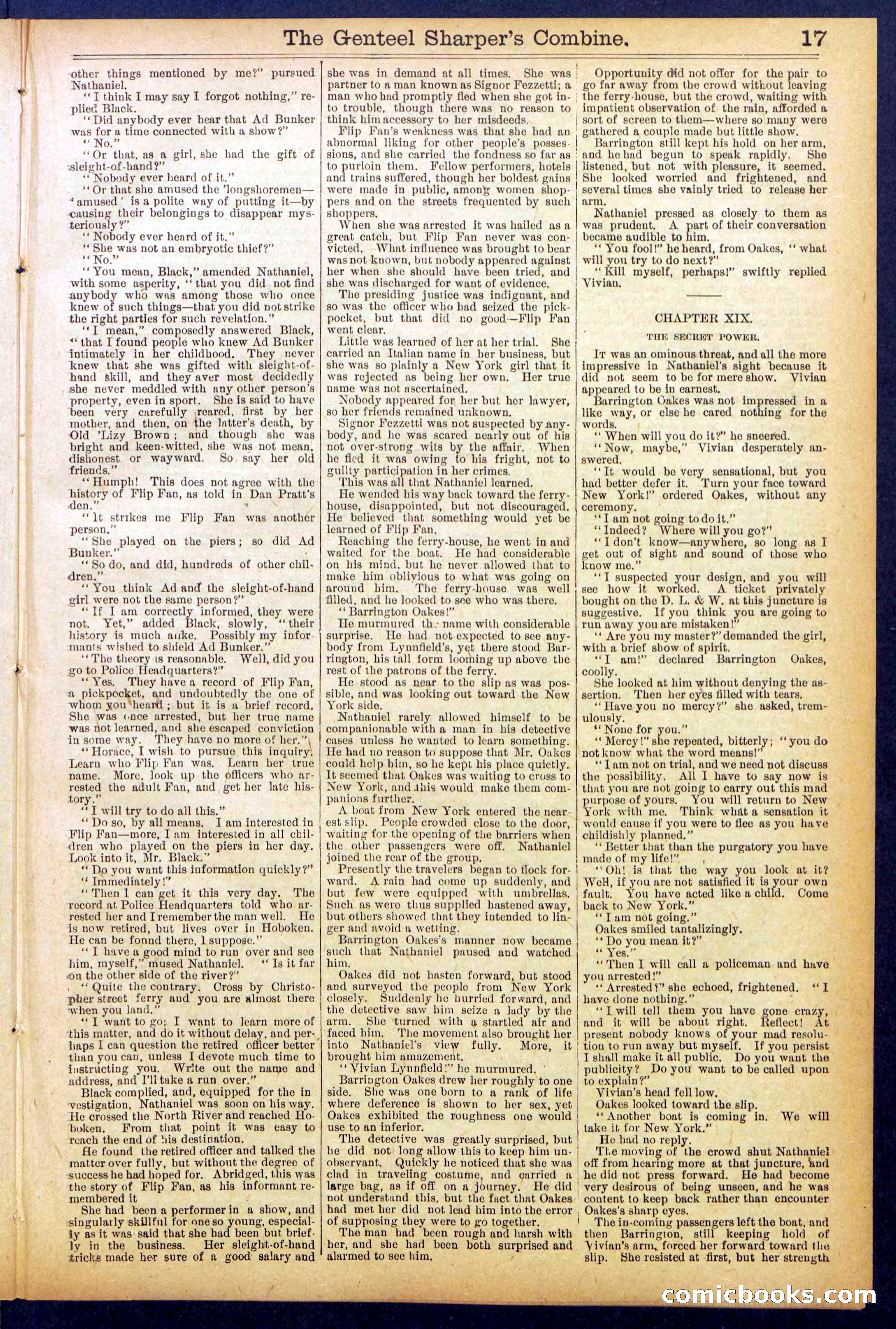 Beadle's Dime Library No. 849 — page 17 of 32