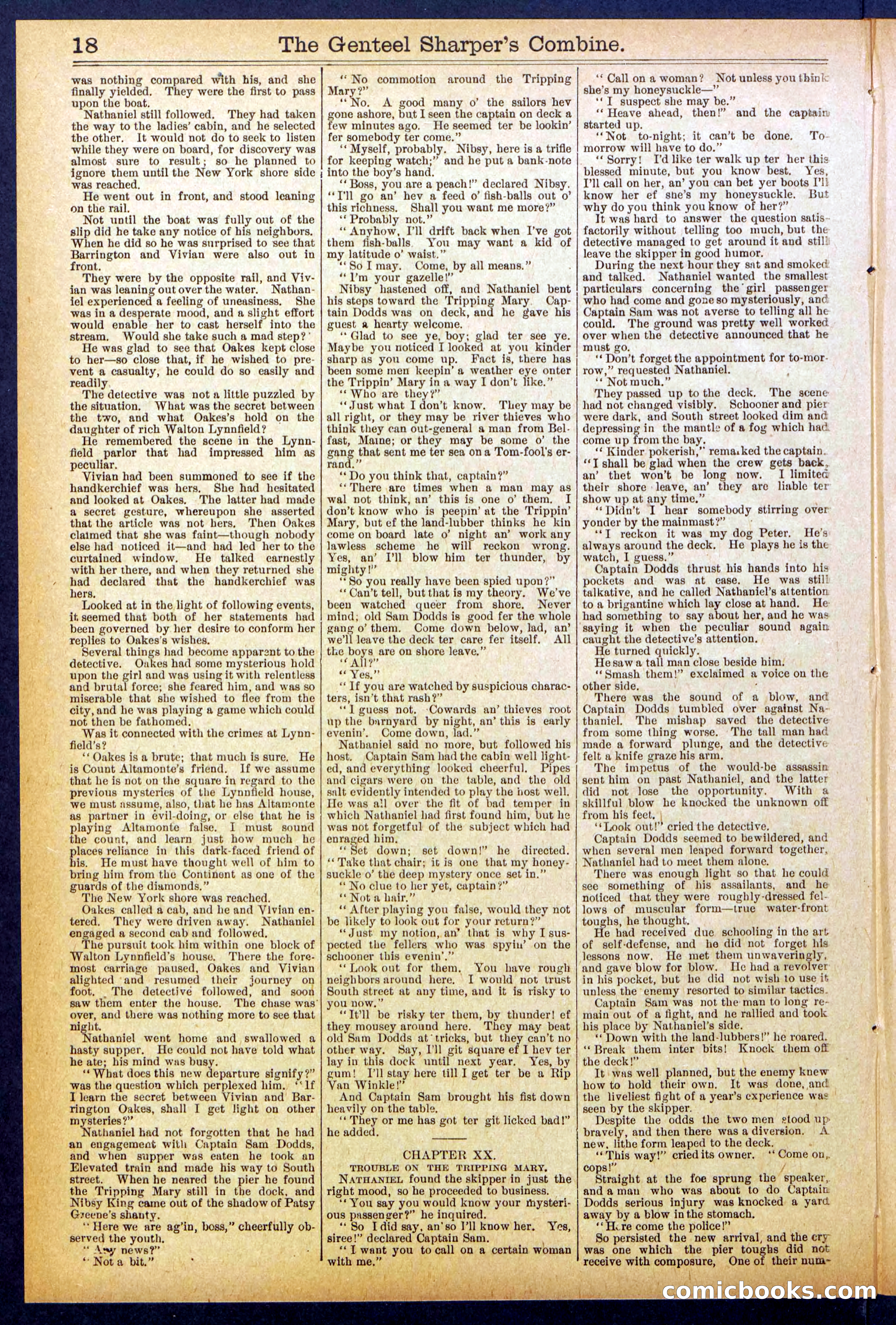 Beadle's Dime Library No. 849 — page 18 of 32