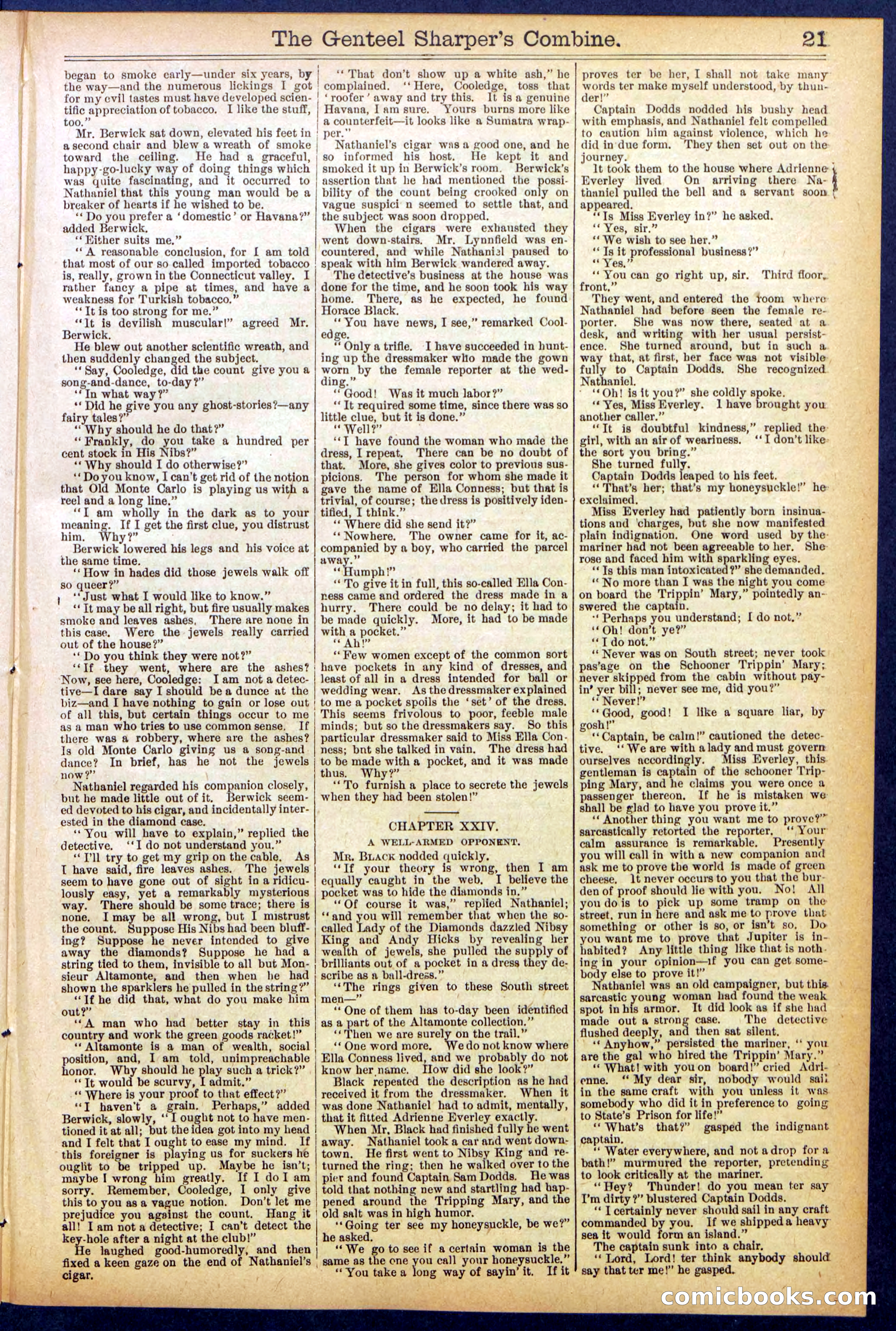 Beadle's Dime Library No. 849 — page 21 of 32