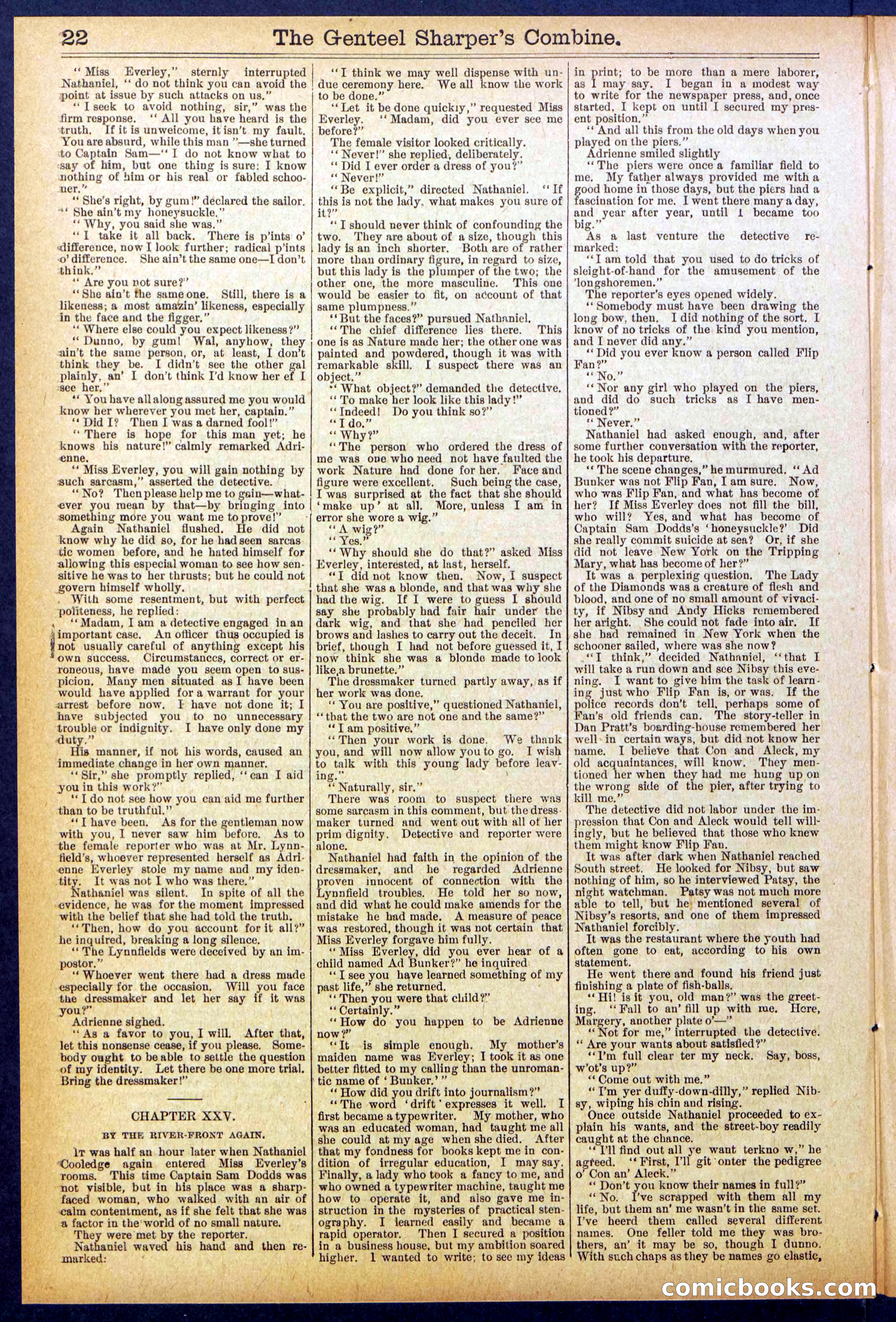 Beadle's Dime Library No. 849 — page 22 of 32