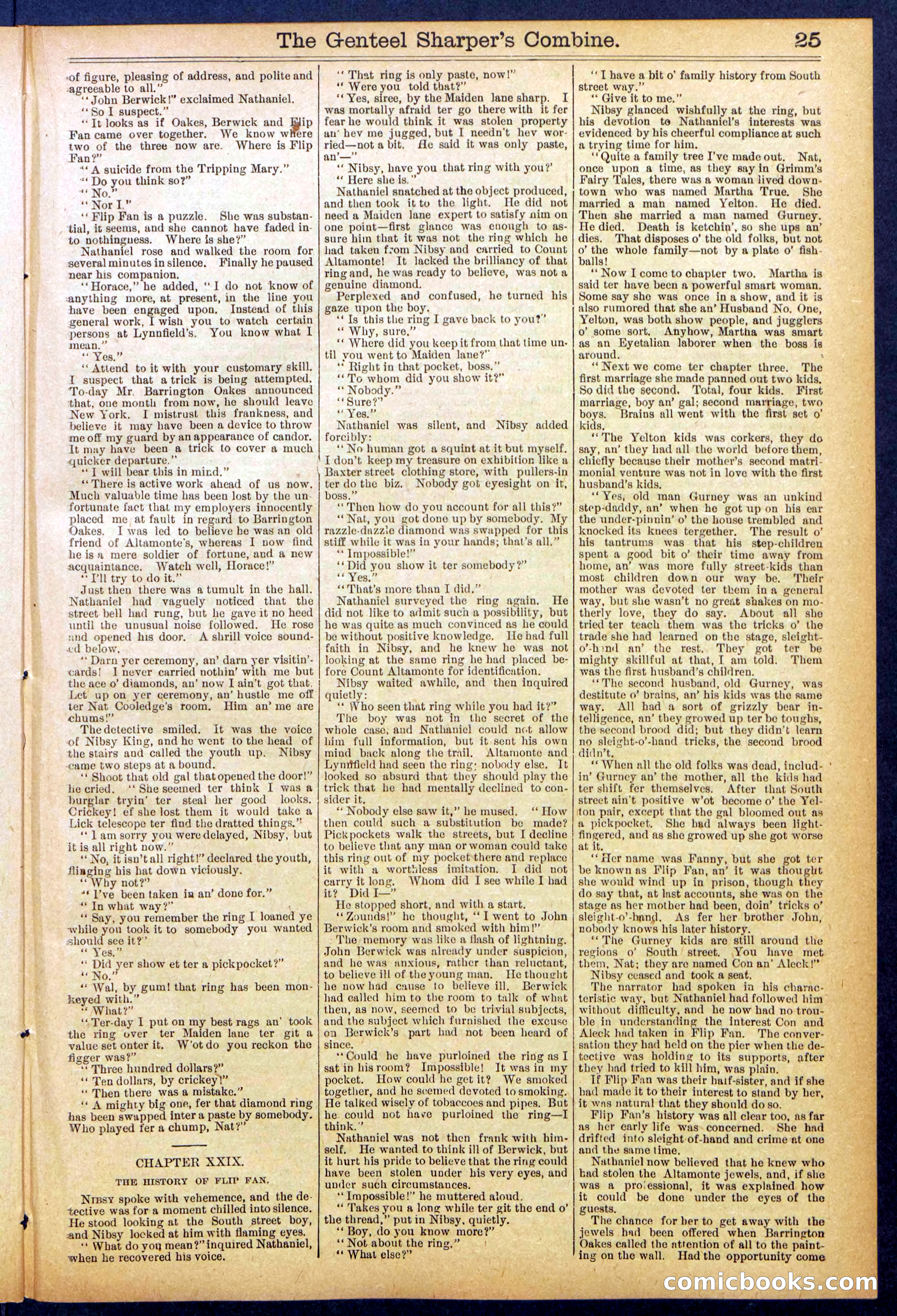 Beadle's Dime Library No. 849 — page 25 of 32