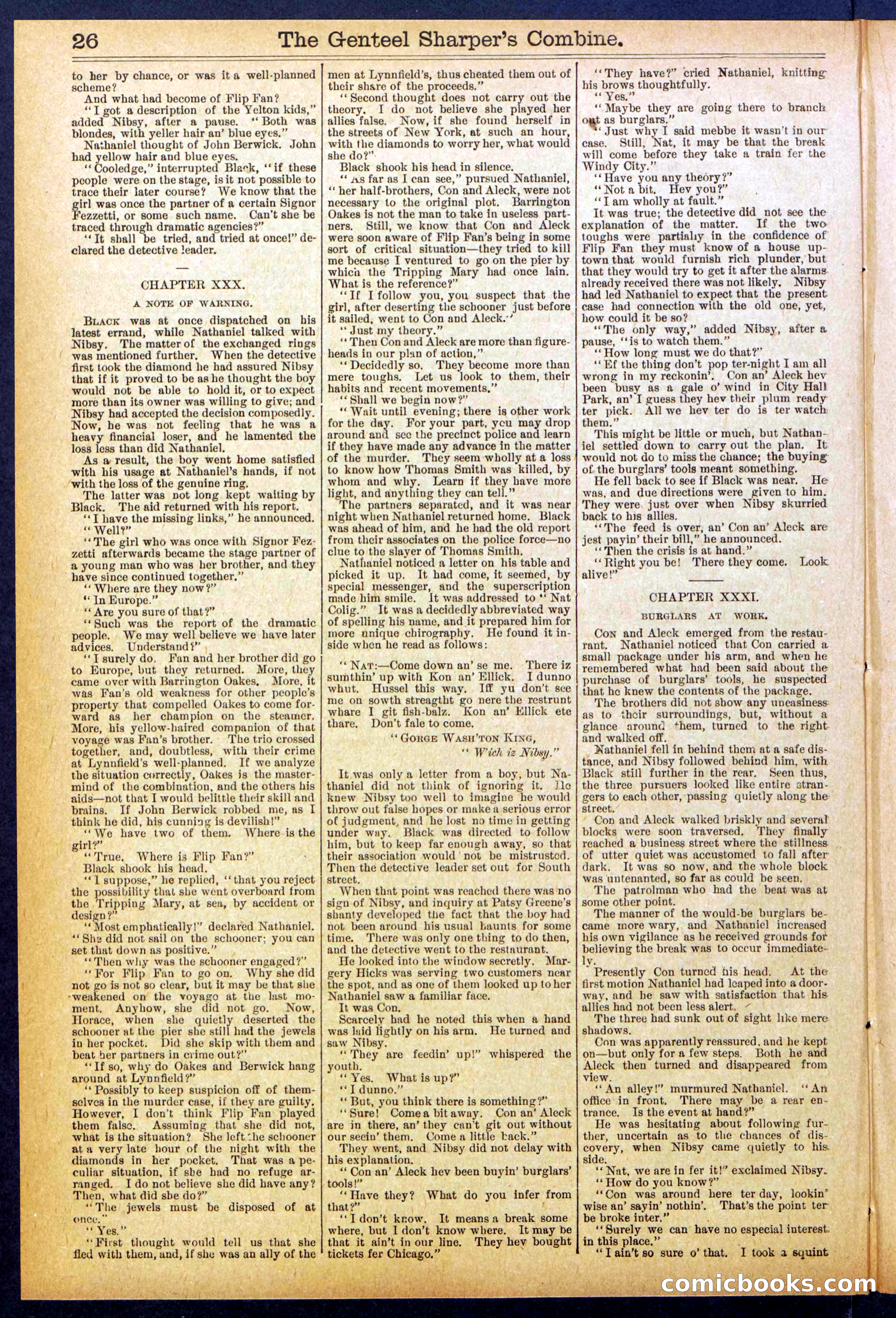 Beadle's Dime Library No. 849 — page 26 of 32