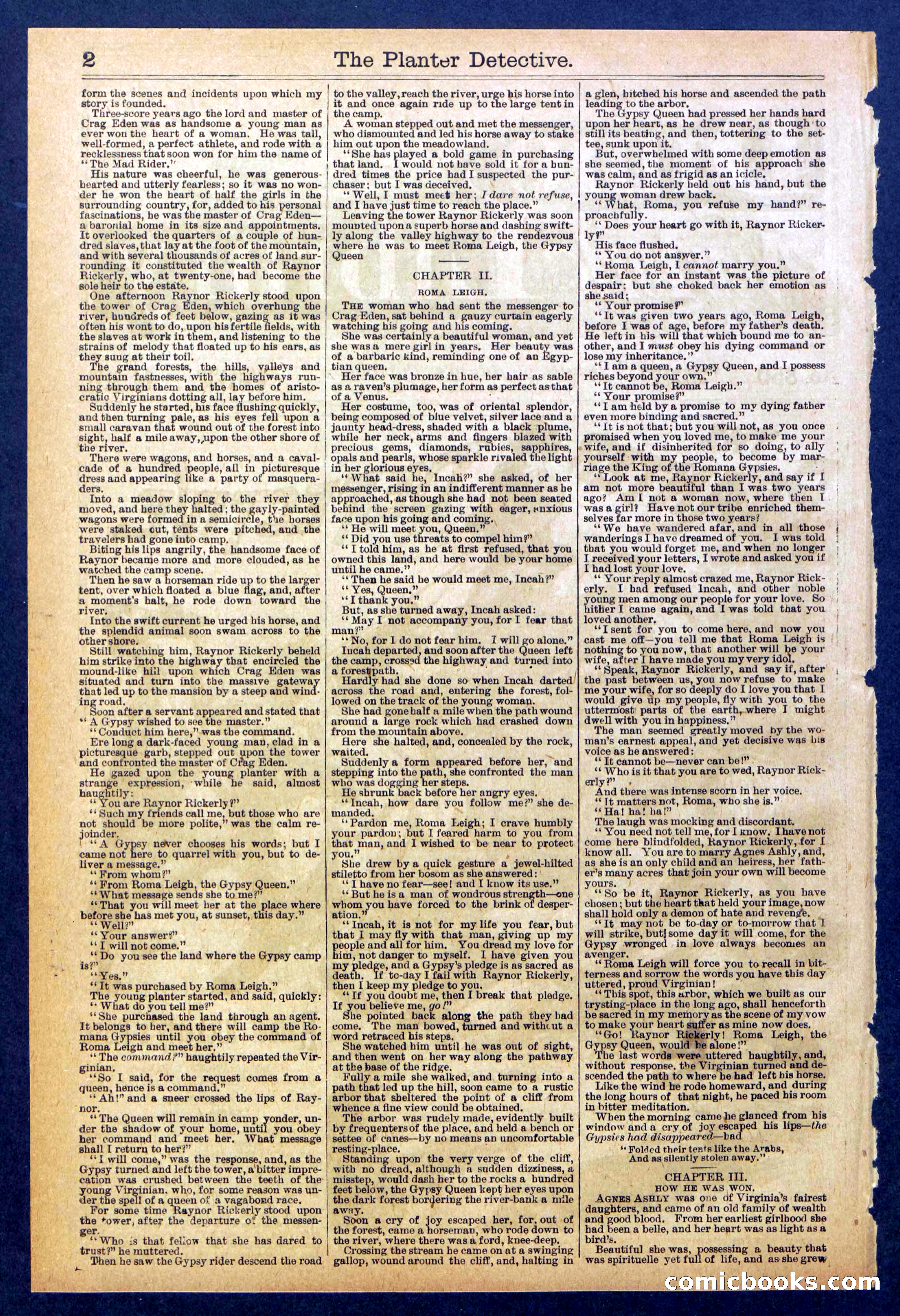 Beadle's Dime Library No. 850 — page 2 of 32