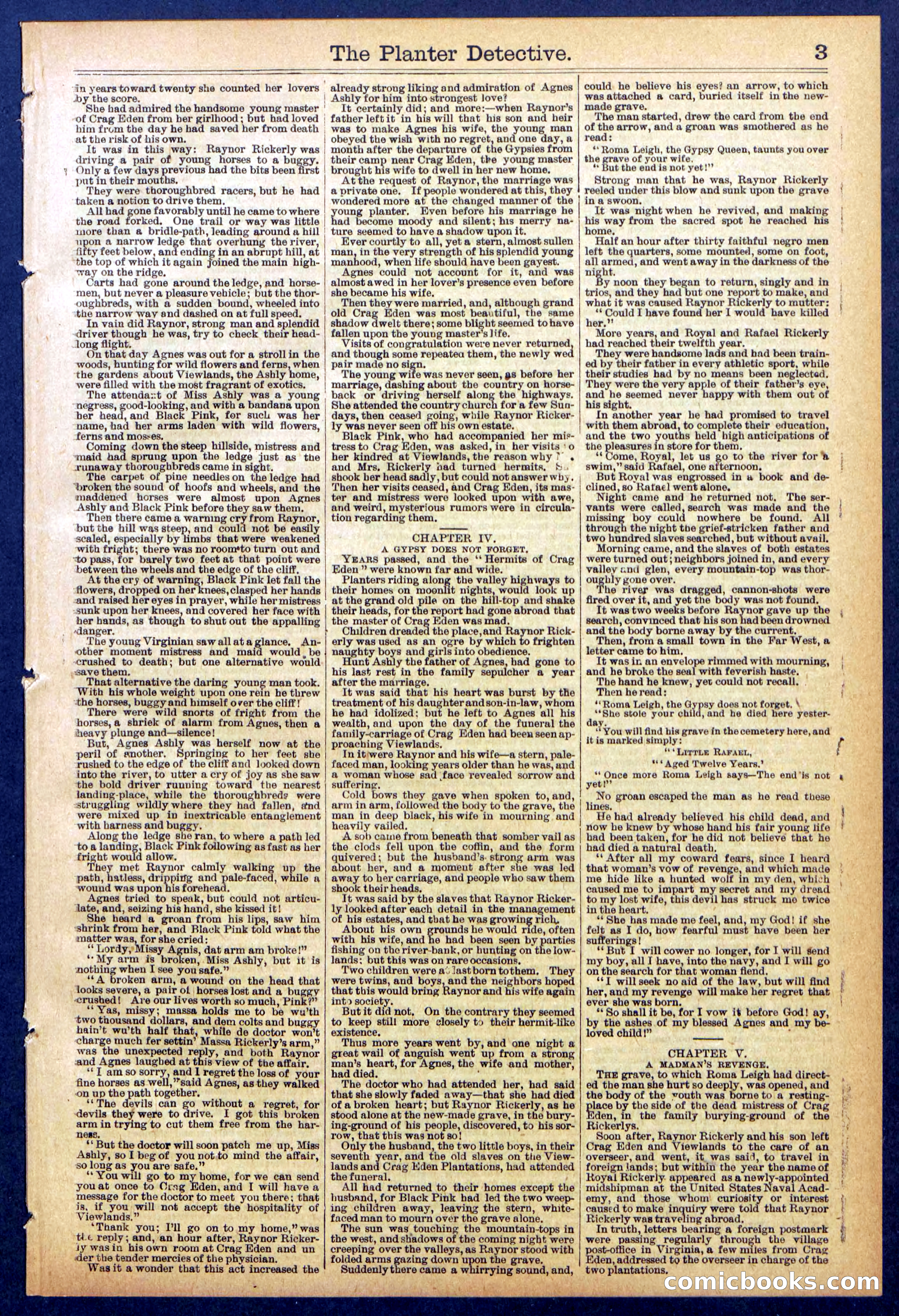 Beadle's Dime Library No. 850 — page 3 of 32