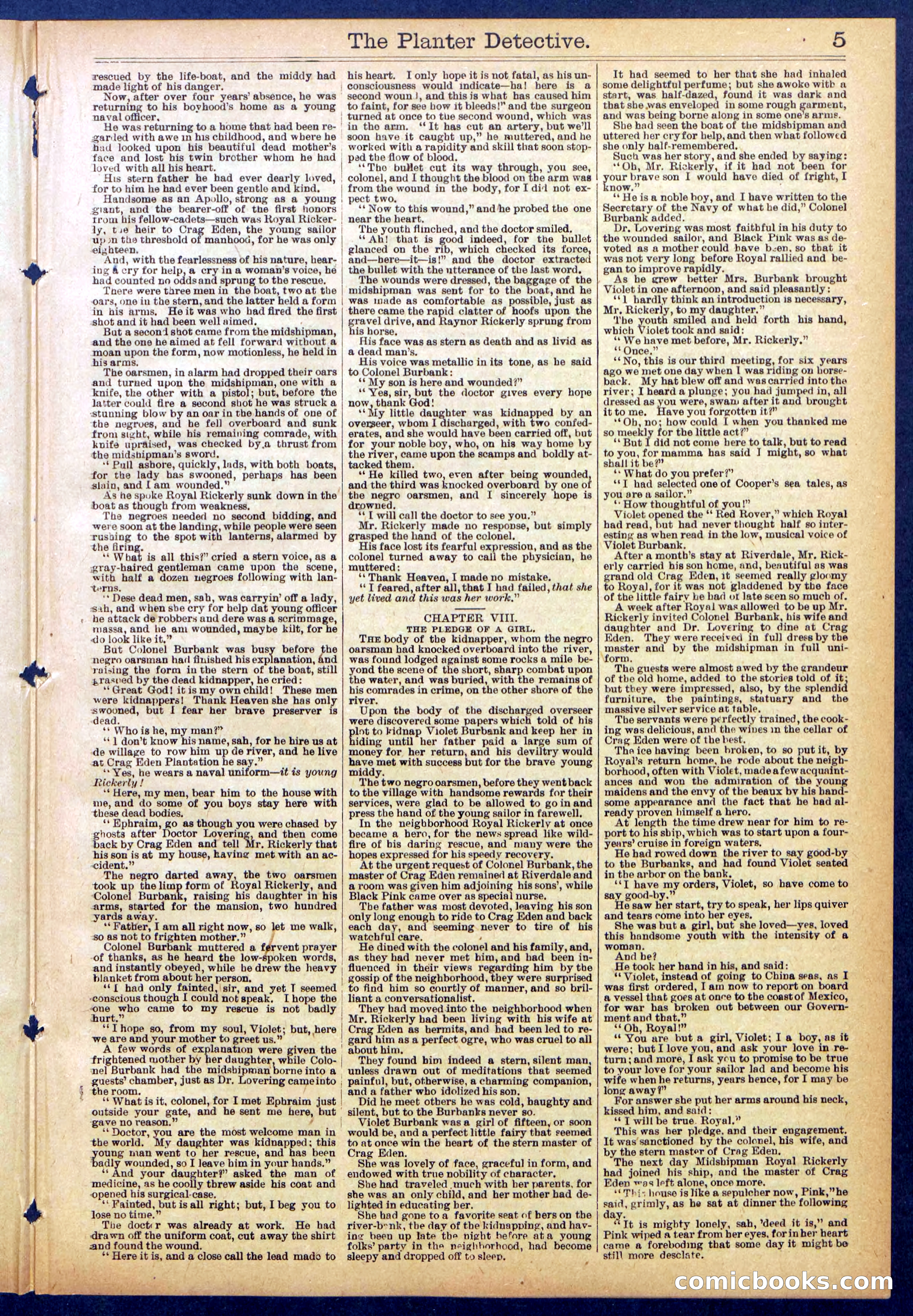 Beadle's Dime Library No. 850 — page 5 of 32