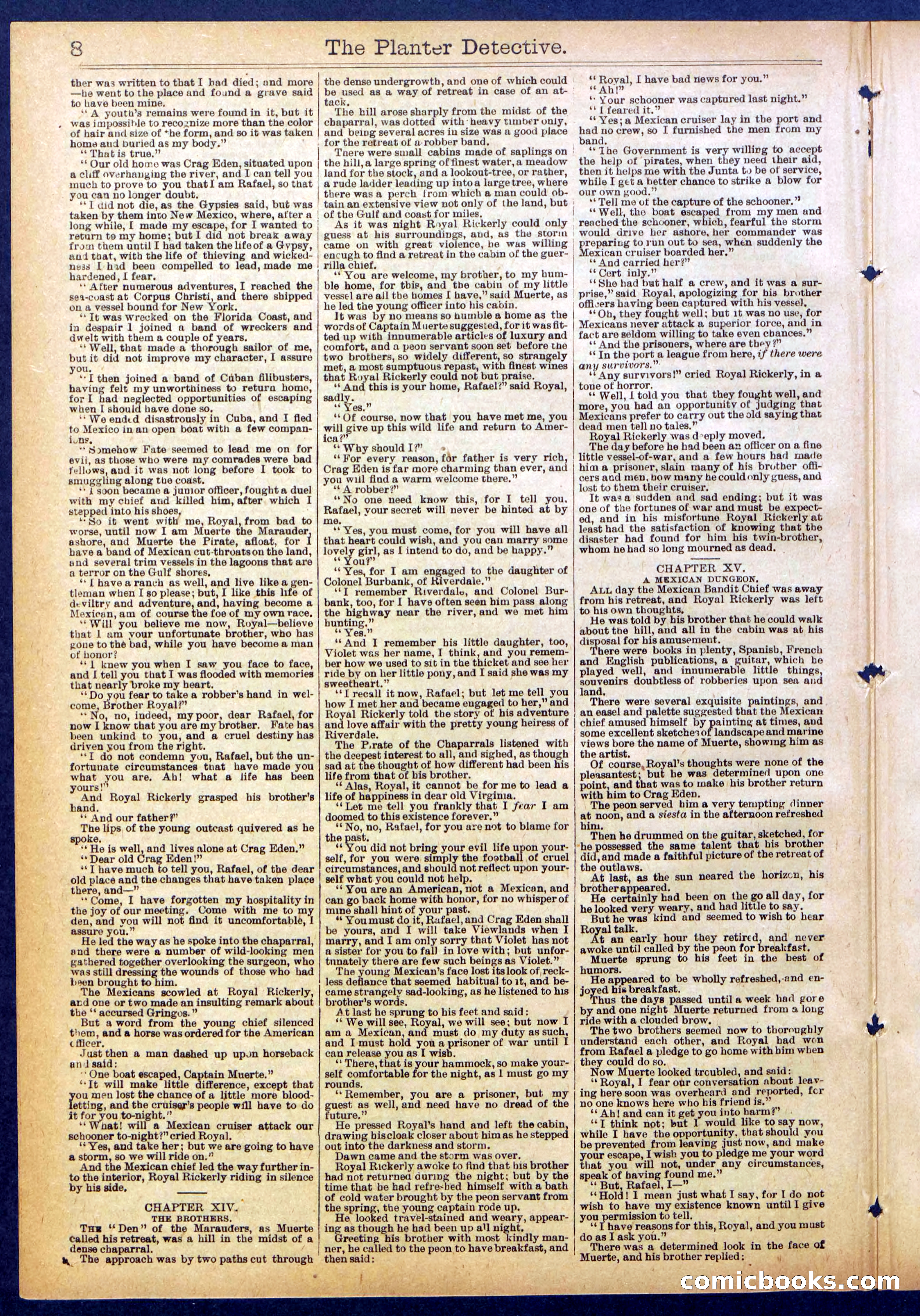 Beadle's Dime Library No. 850 — page 8 of 32