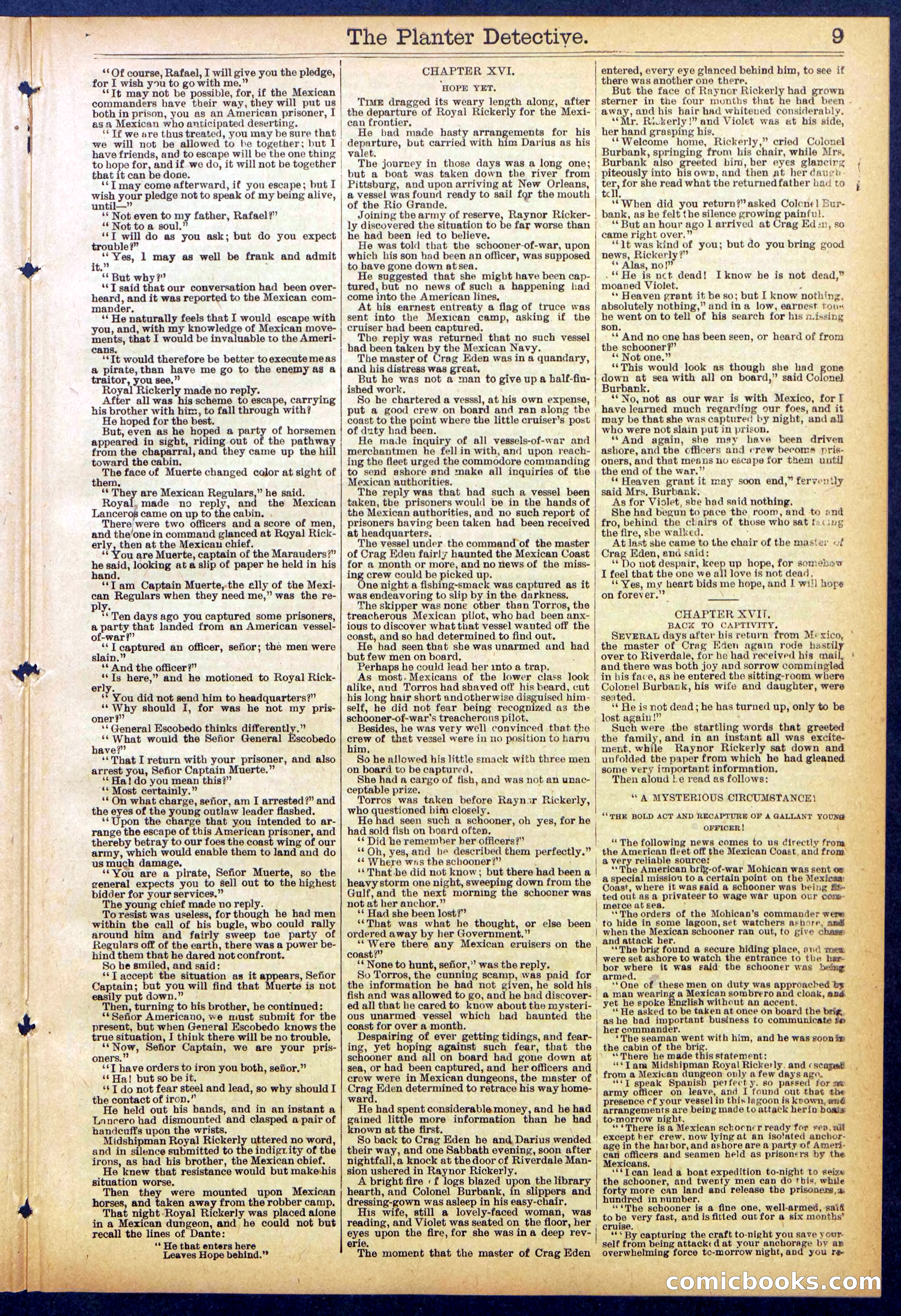 Beadle's Dime Library No. 850 — page 9 of 32