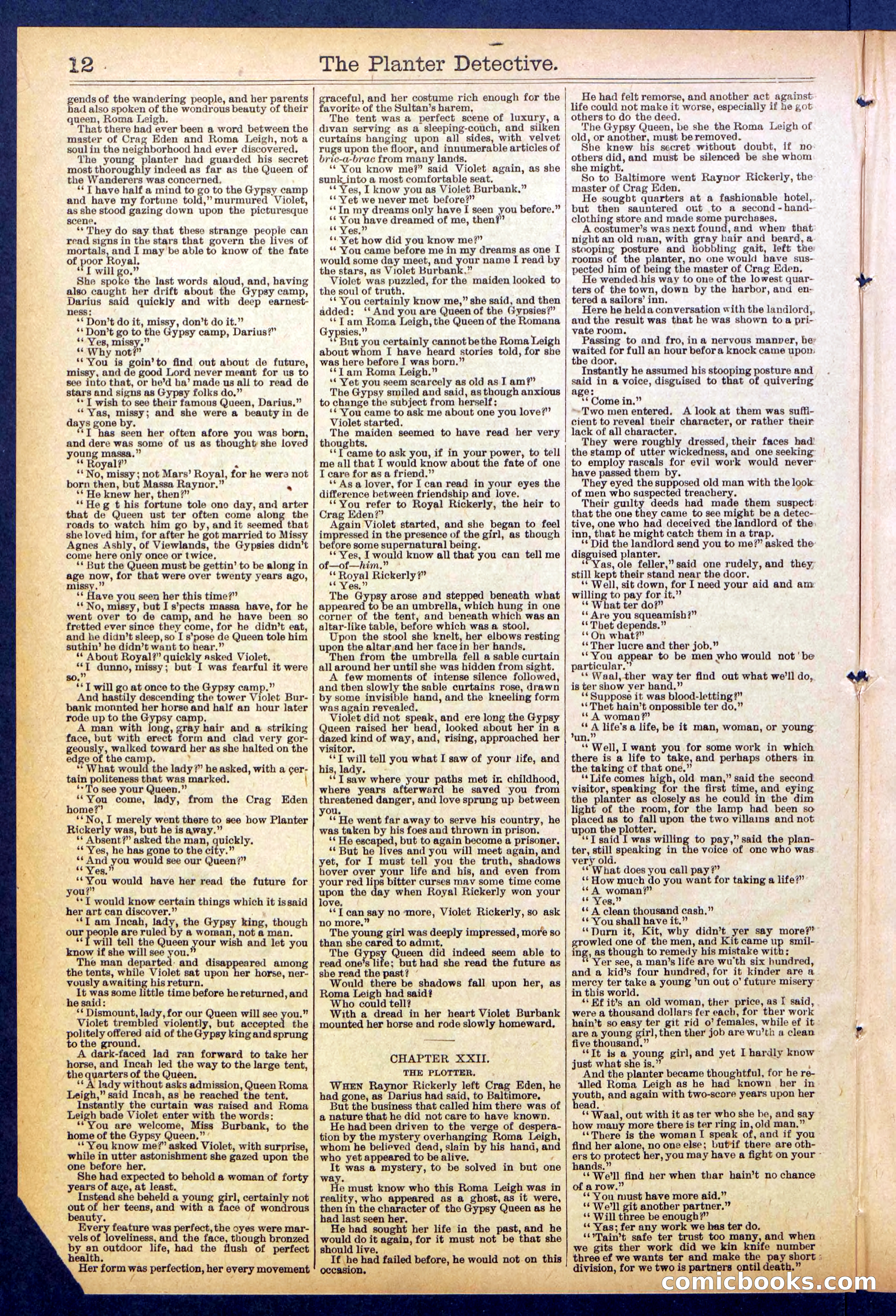 Beadle's Dime Library No. 850 — page 12 of 32