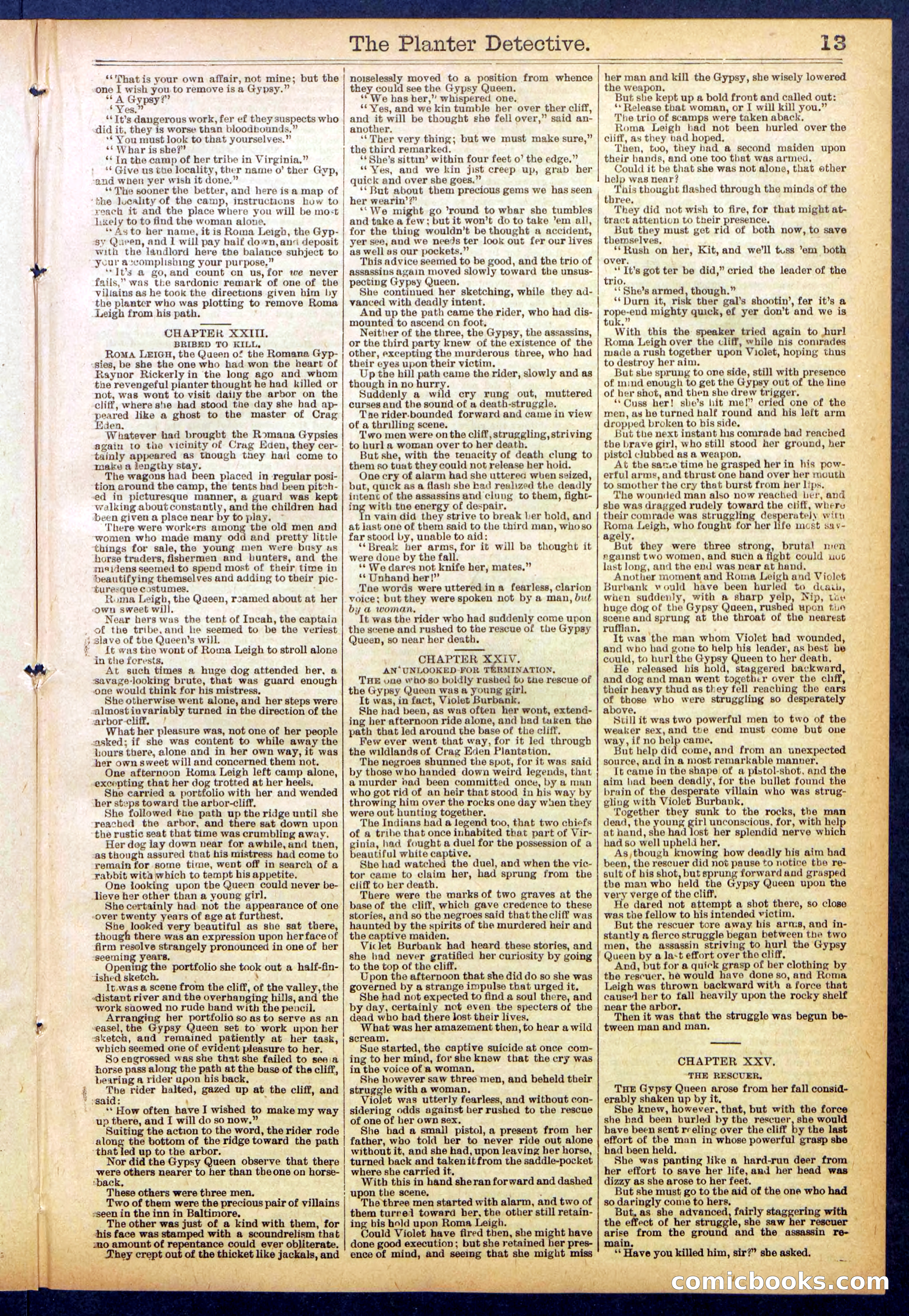 Beadle's Dime Library No. 850 — page 13 of 32