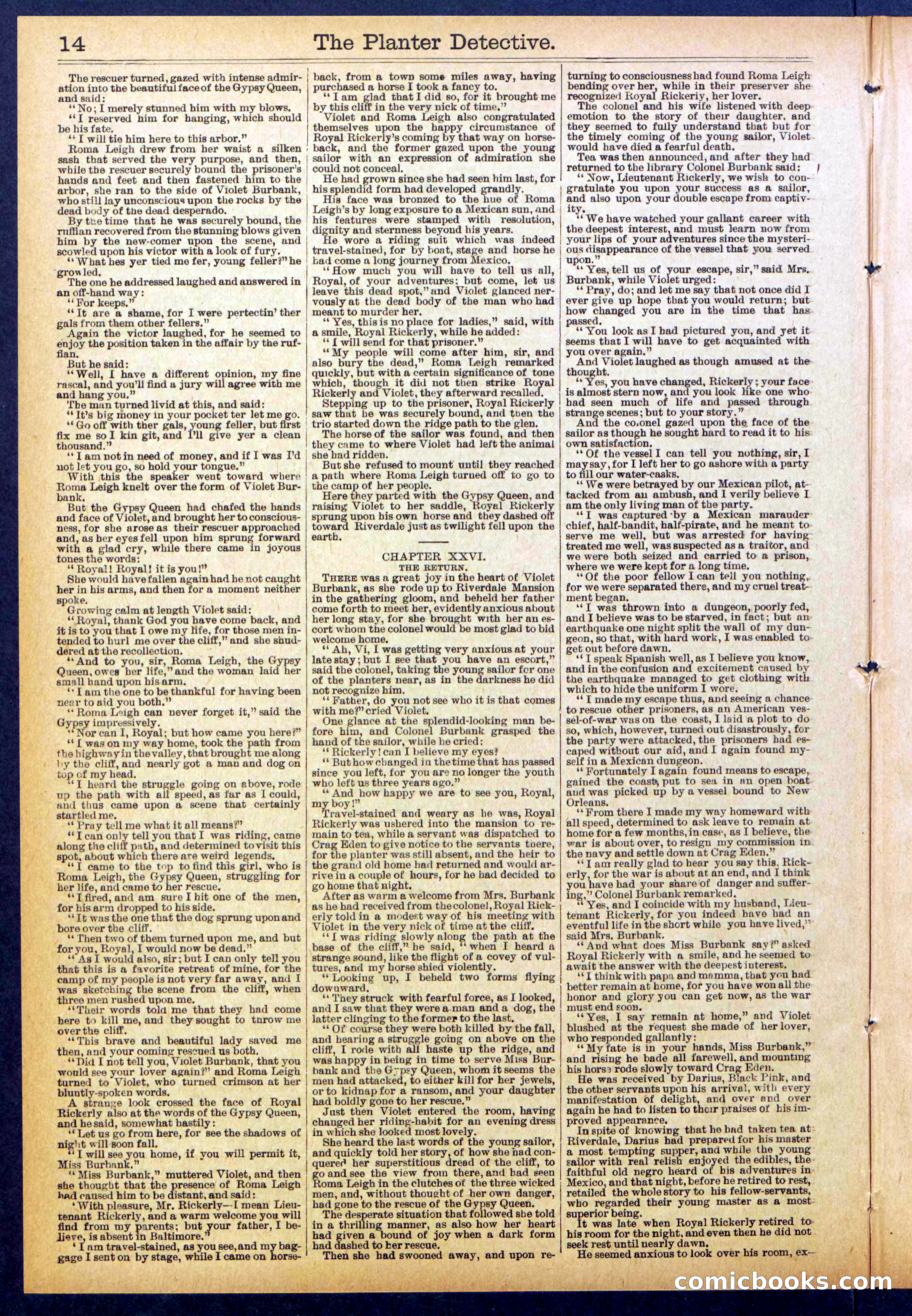 Beadle's Dime Library No. 850 — page 14 of 32