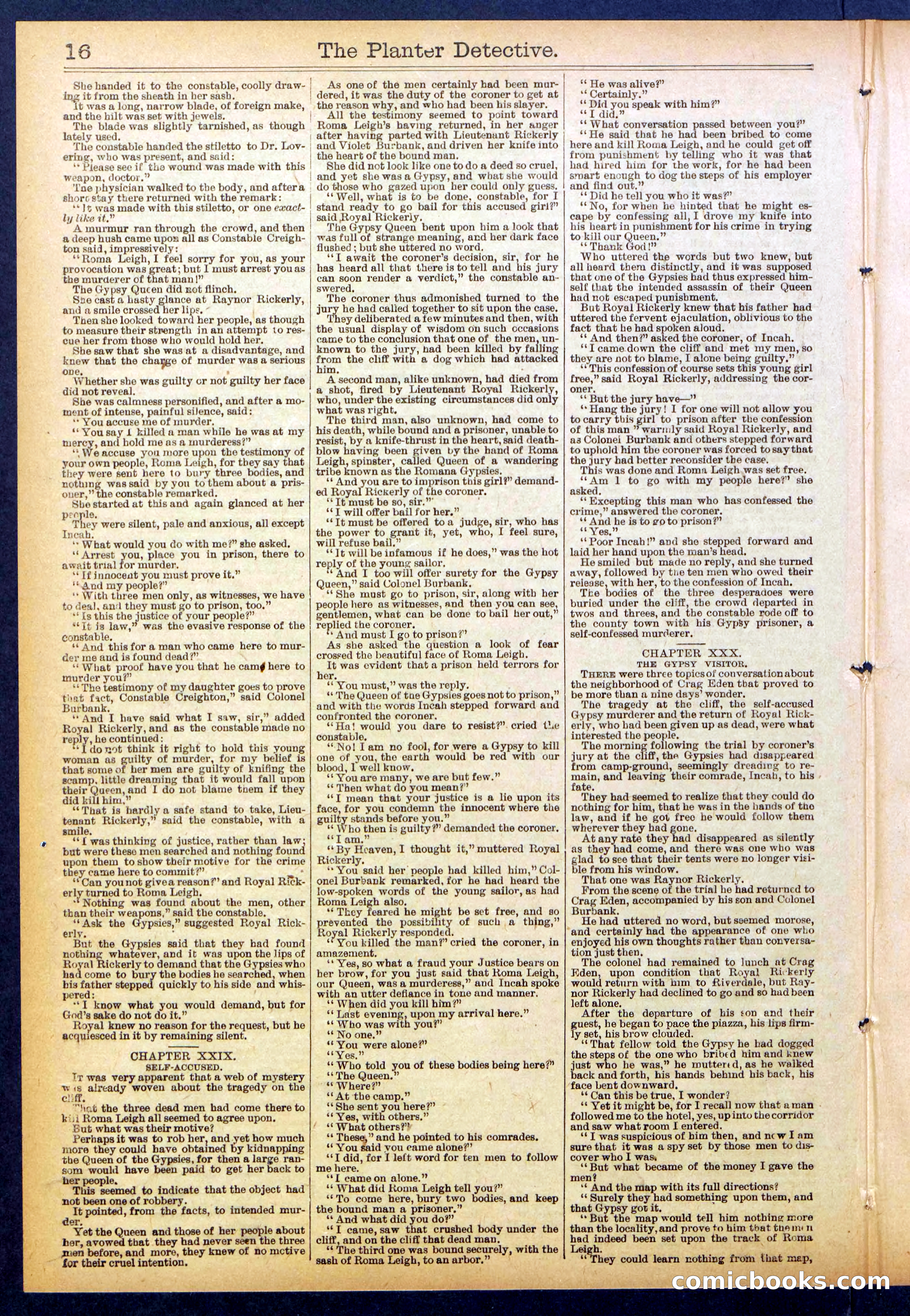 Beadle's Dime Library No. 850 — page 16 of 32
