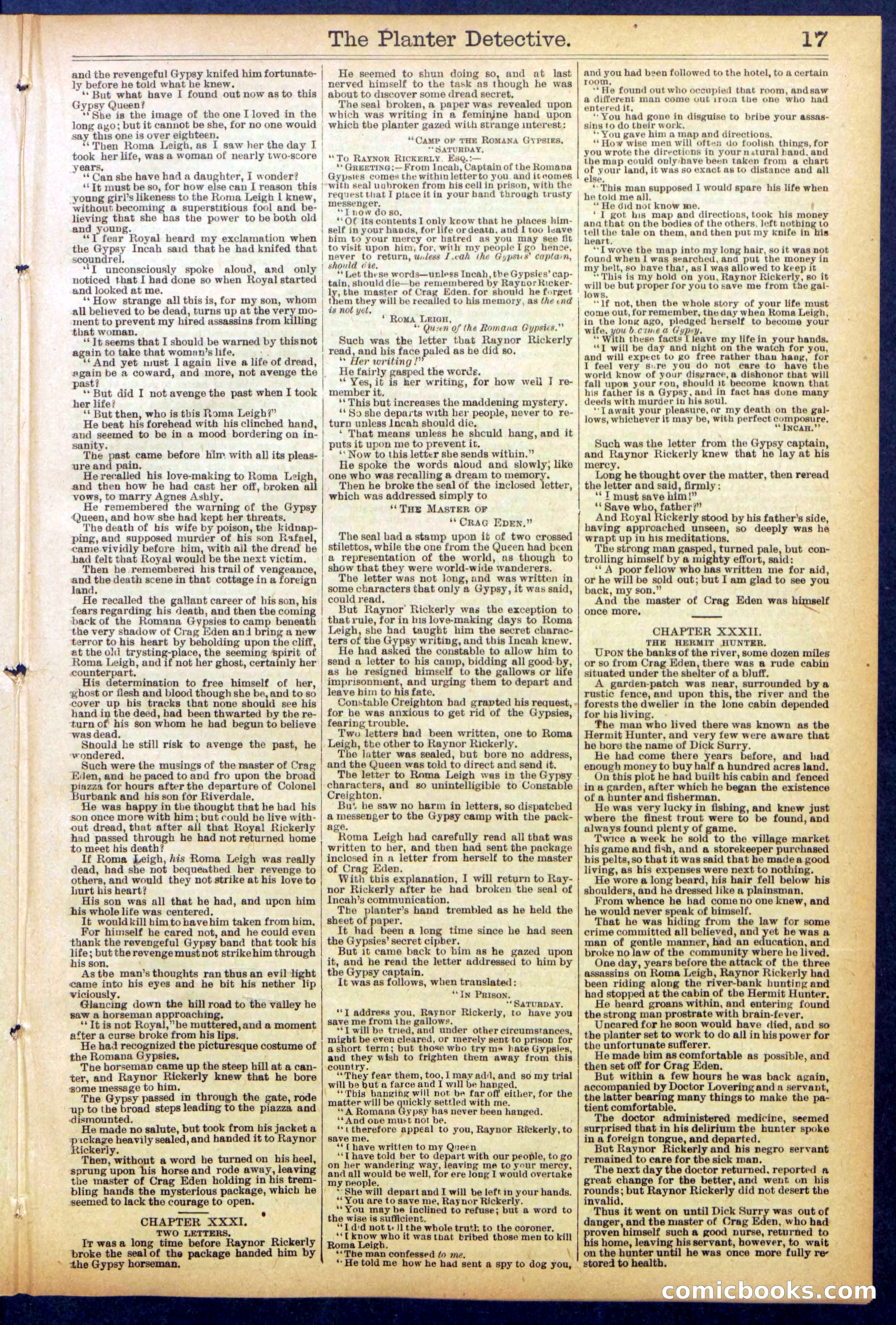 Beadle's Dime Library No. 850 — page 17 of 32
