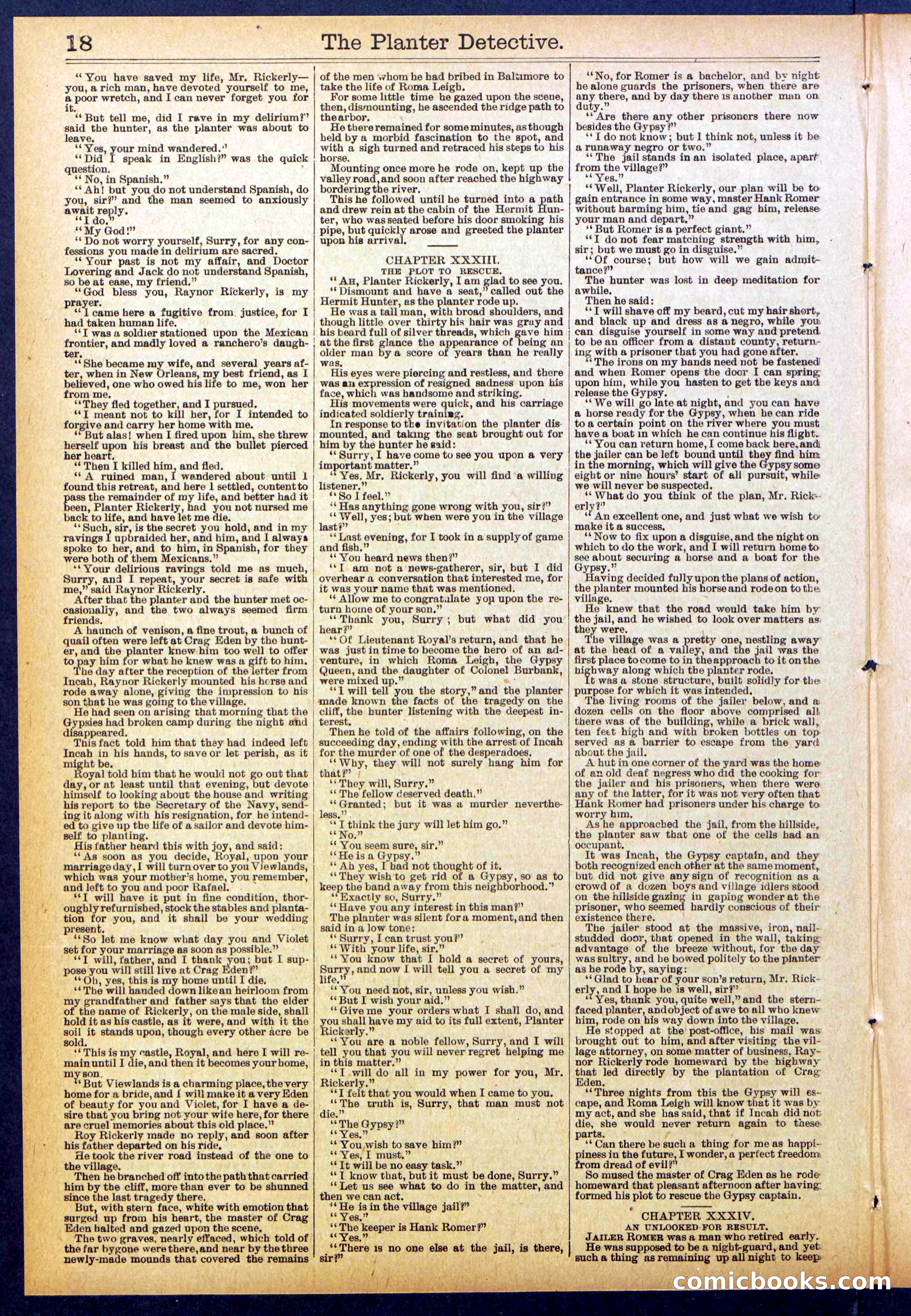 Beadle's Dime Library No. 850 — page 18 of 32