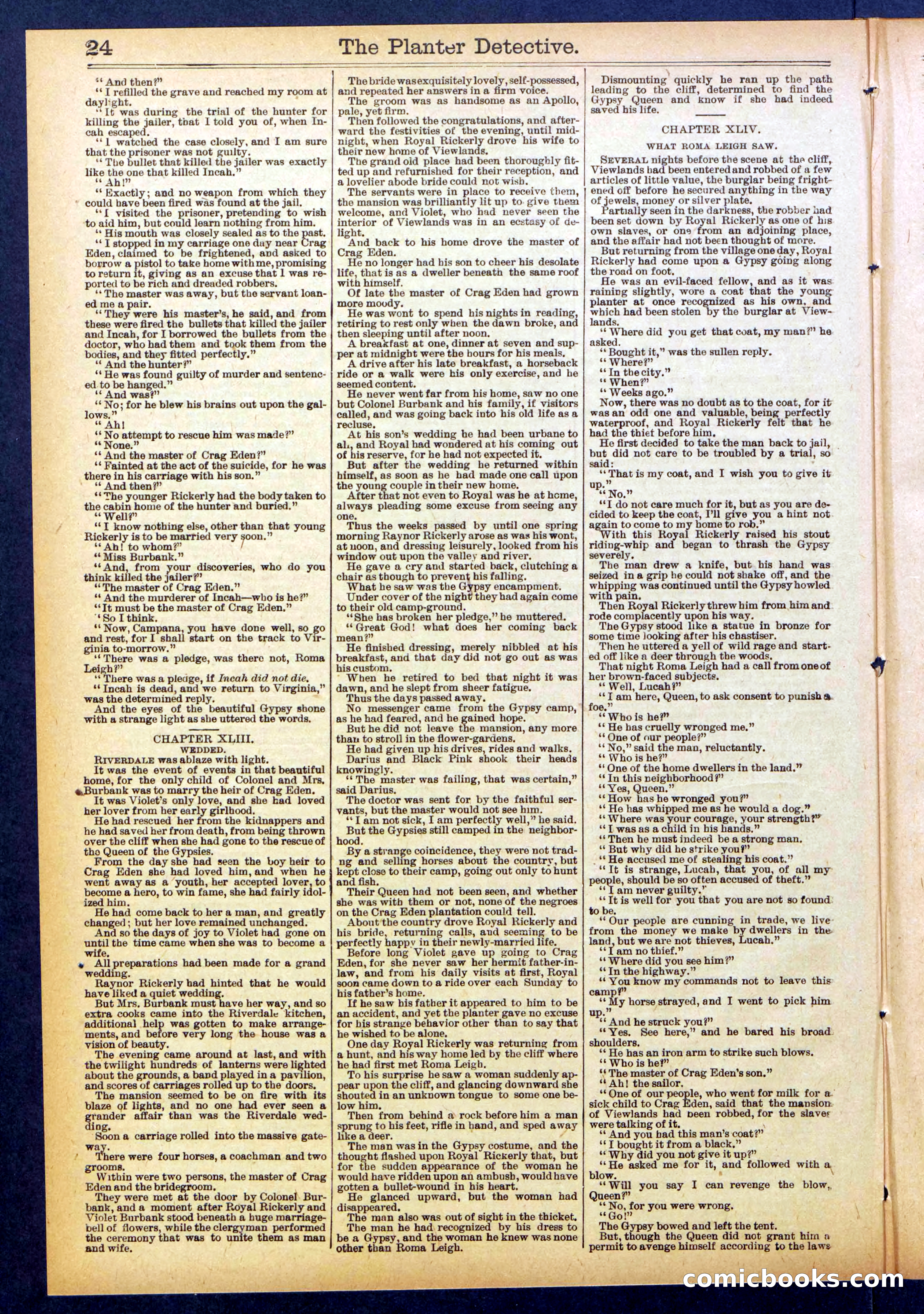 Beadle's Dime Library No. 850 — page 24 of 32
