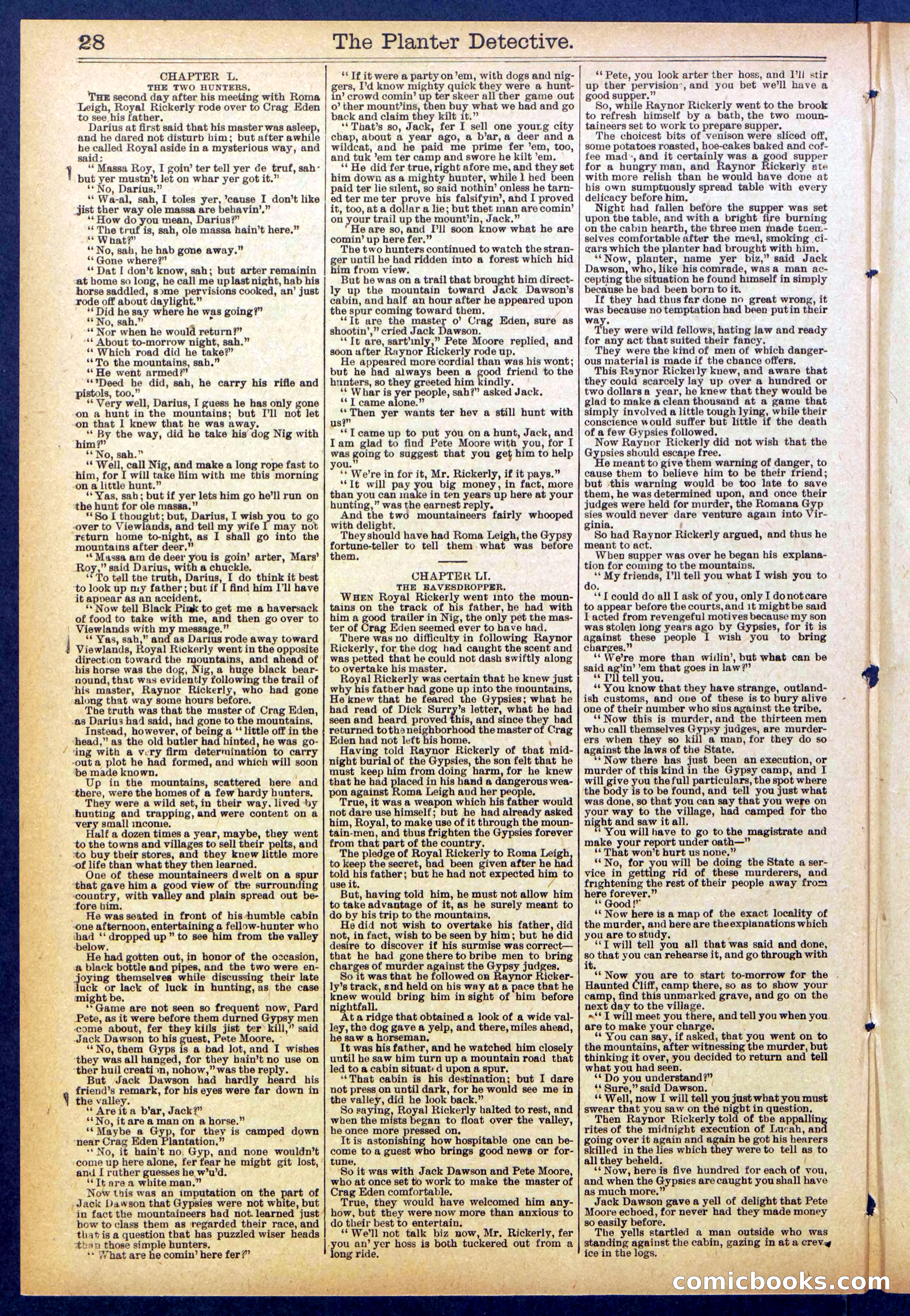 Beadle's Dime Library No. 850 — page 28 of 32