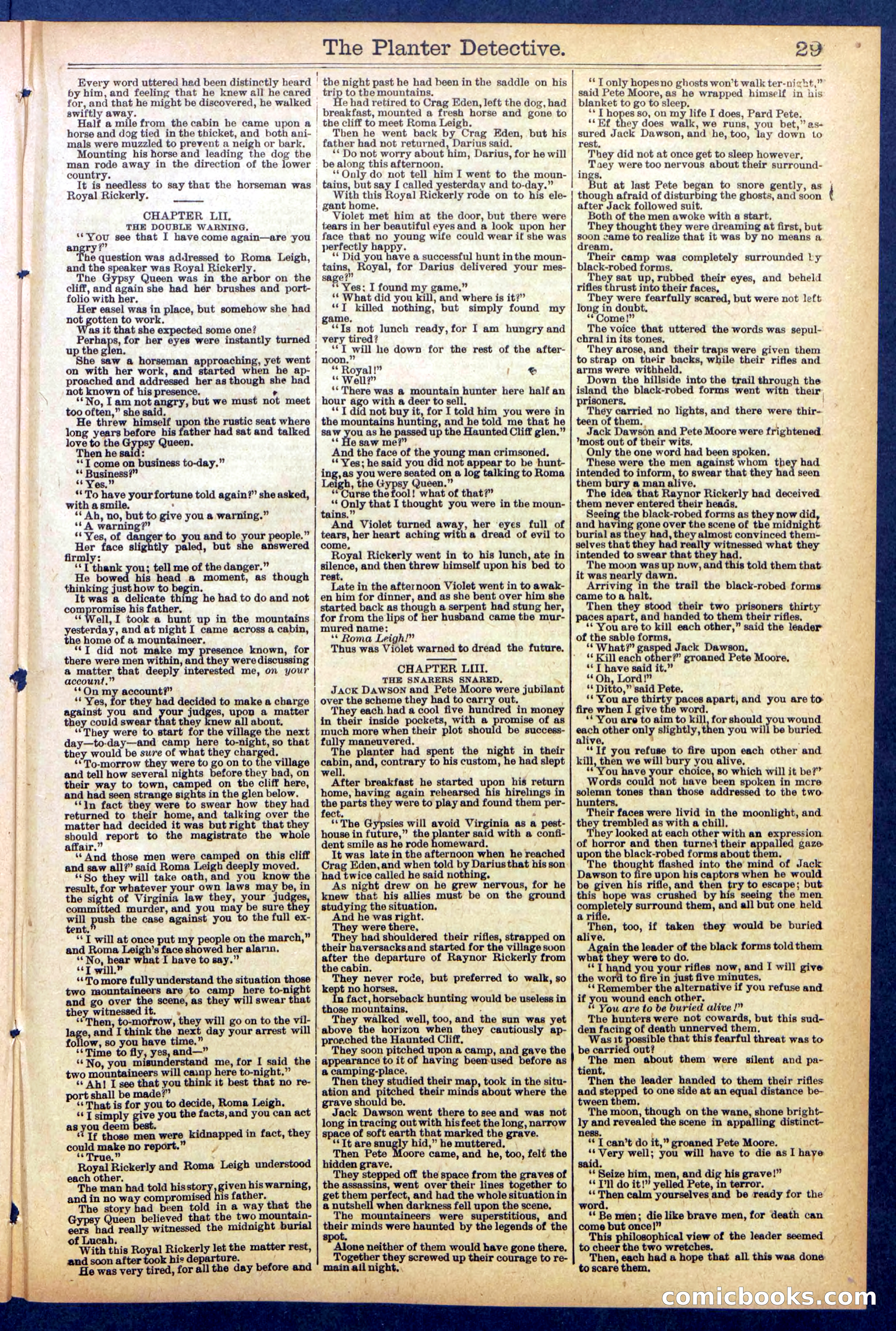 Beadle's Dime Library No. 850 — page 29 of 32
