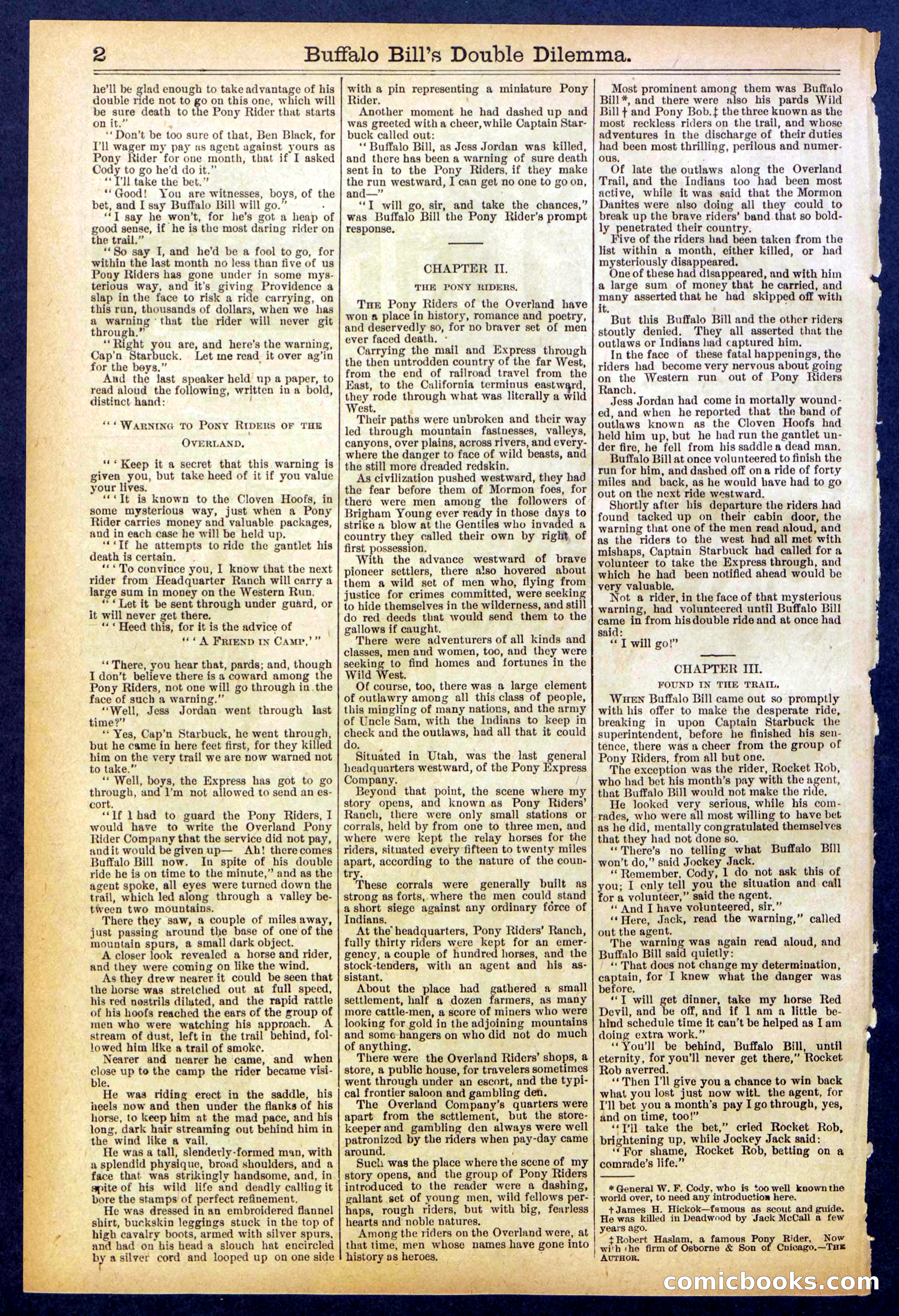 Beadle's Dime Library No. 851 — page 2 of 32