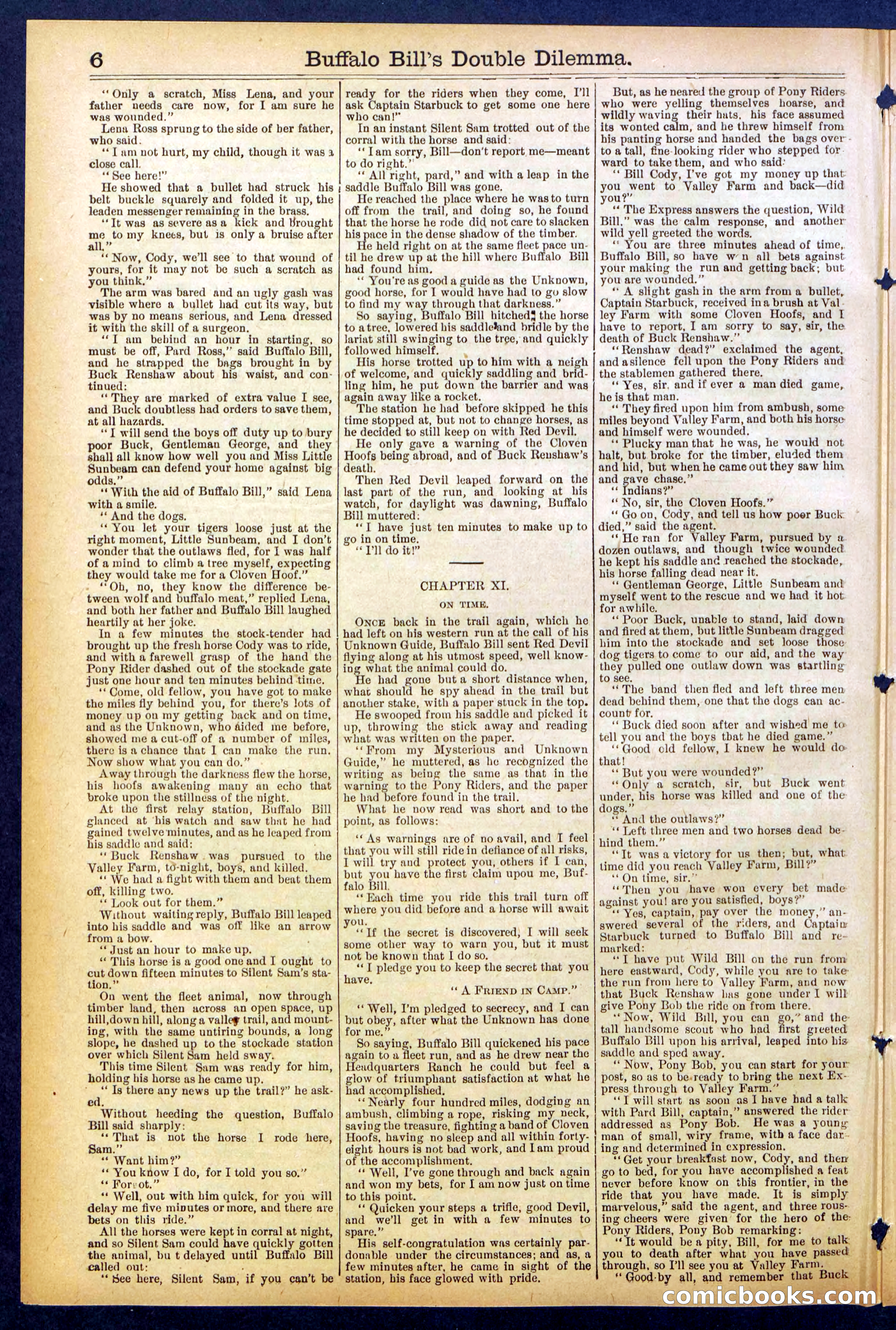 Beadle's Dime Library No. 851 — page 6 of 32