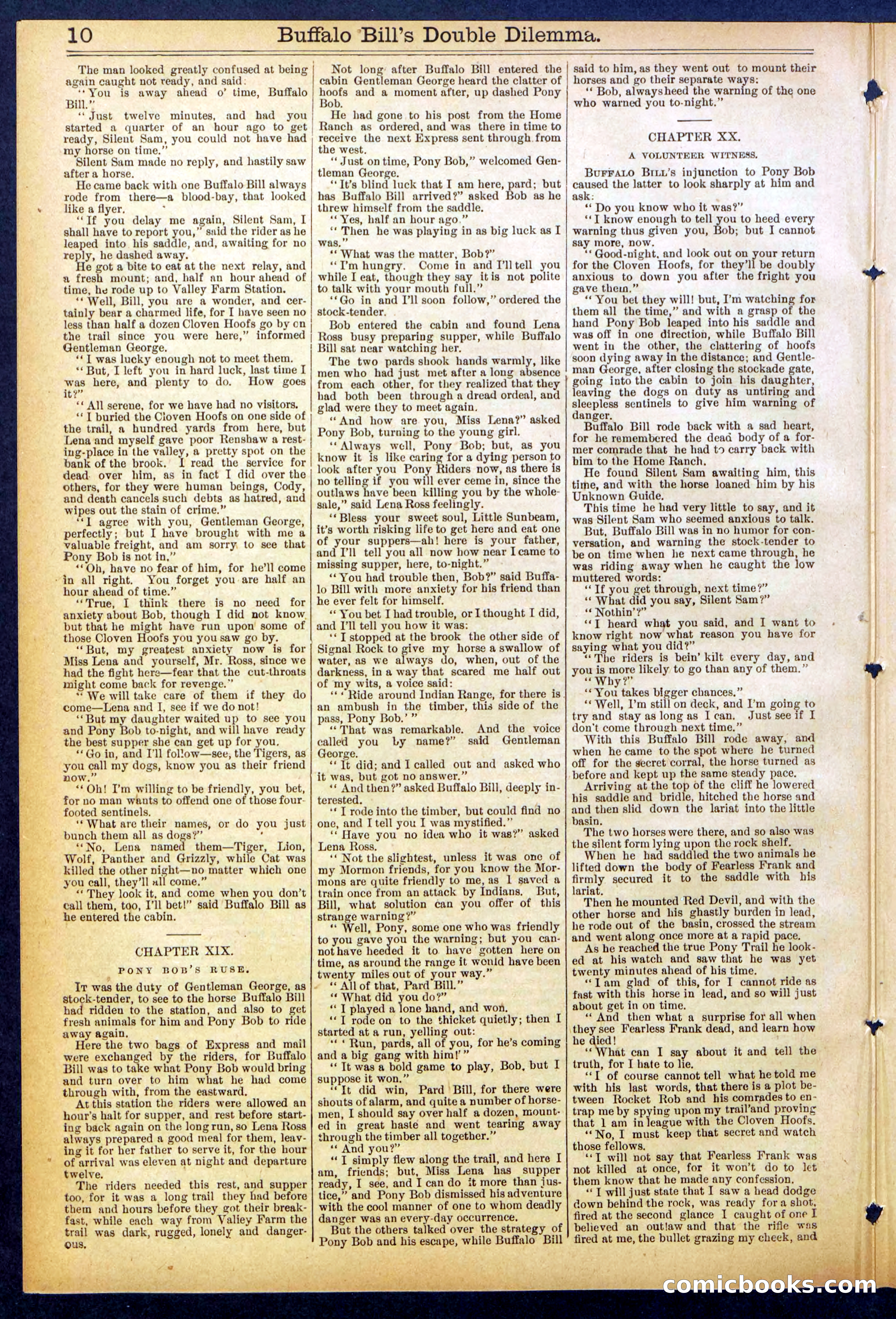 Beadle's Dime Library No. 851 — page 10 of 32