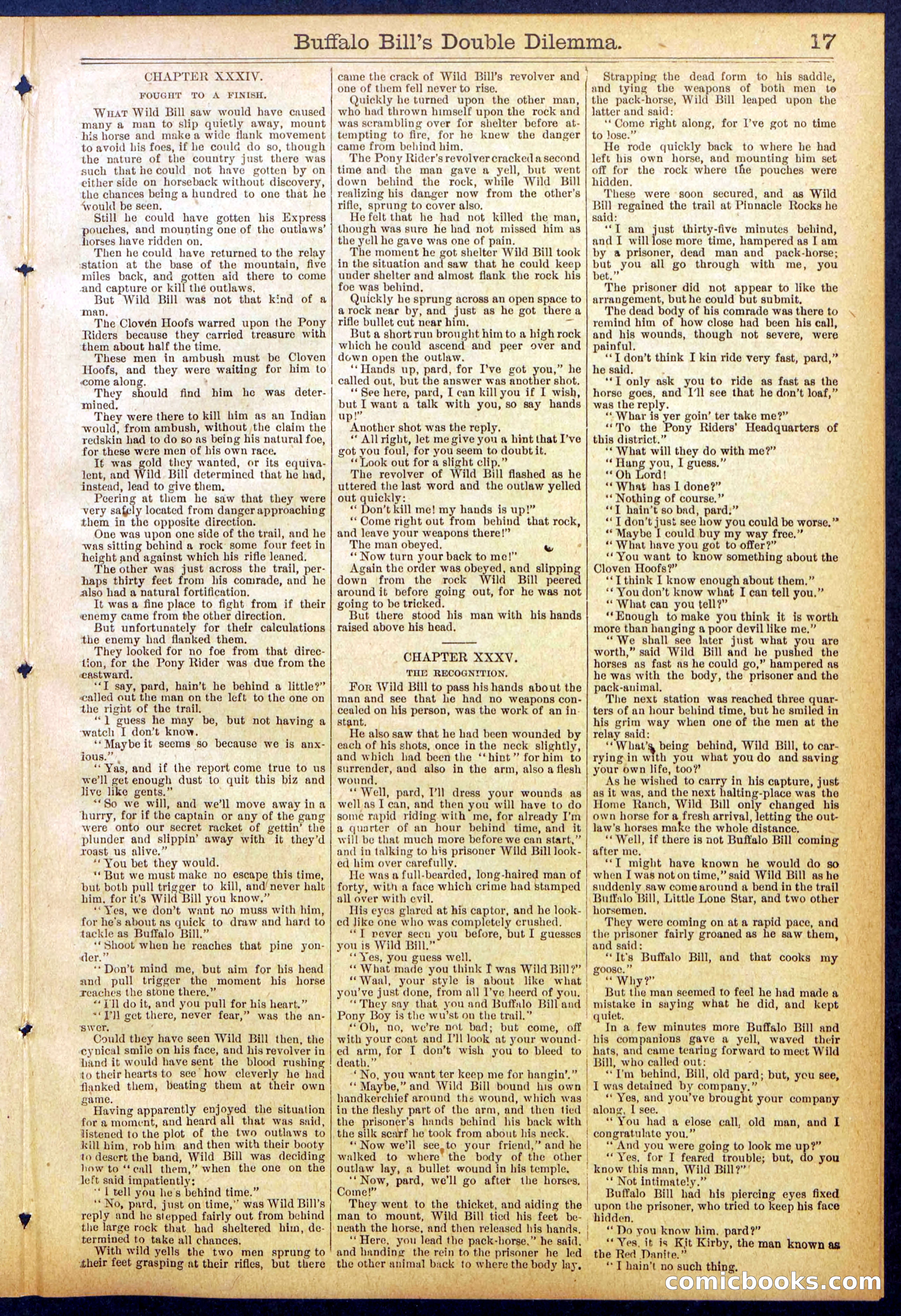 Beadle's Dime Library No. 851 — page 17 of 32
